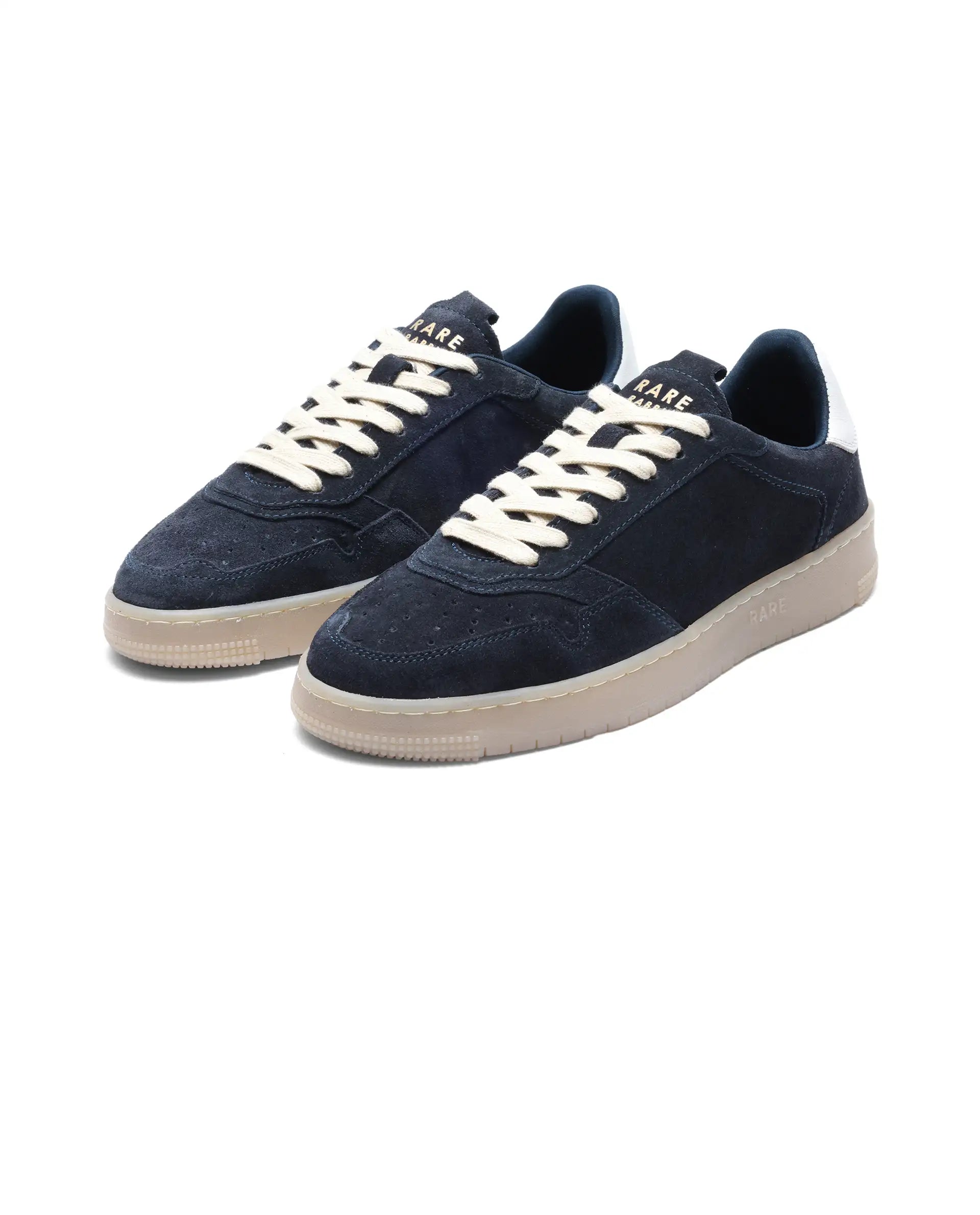 Rare Rabbit Men's Woolton-2 Navy Lace-Up Closure Sneaker