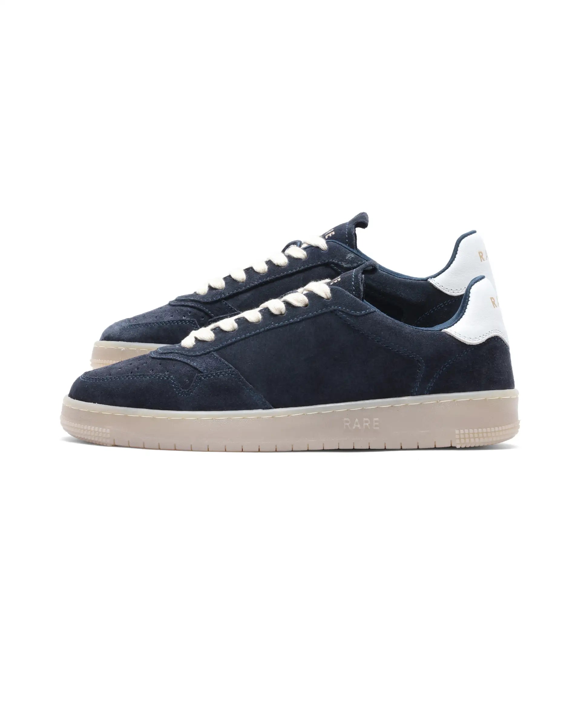 Rare Rabbit Men's Woolton-2 Navy Lace-Up Closure Sneaker