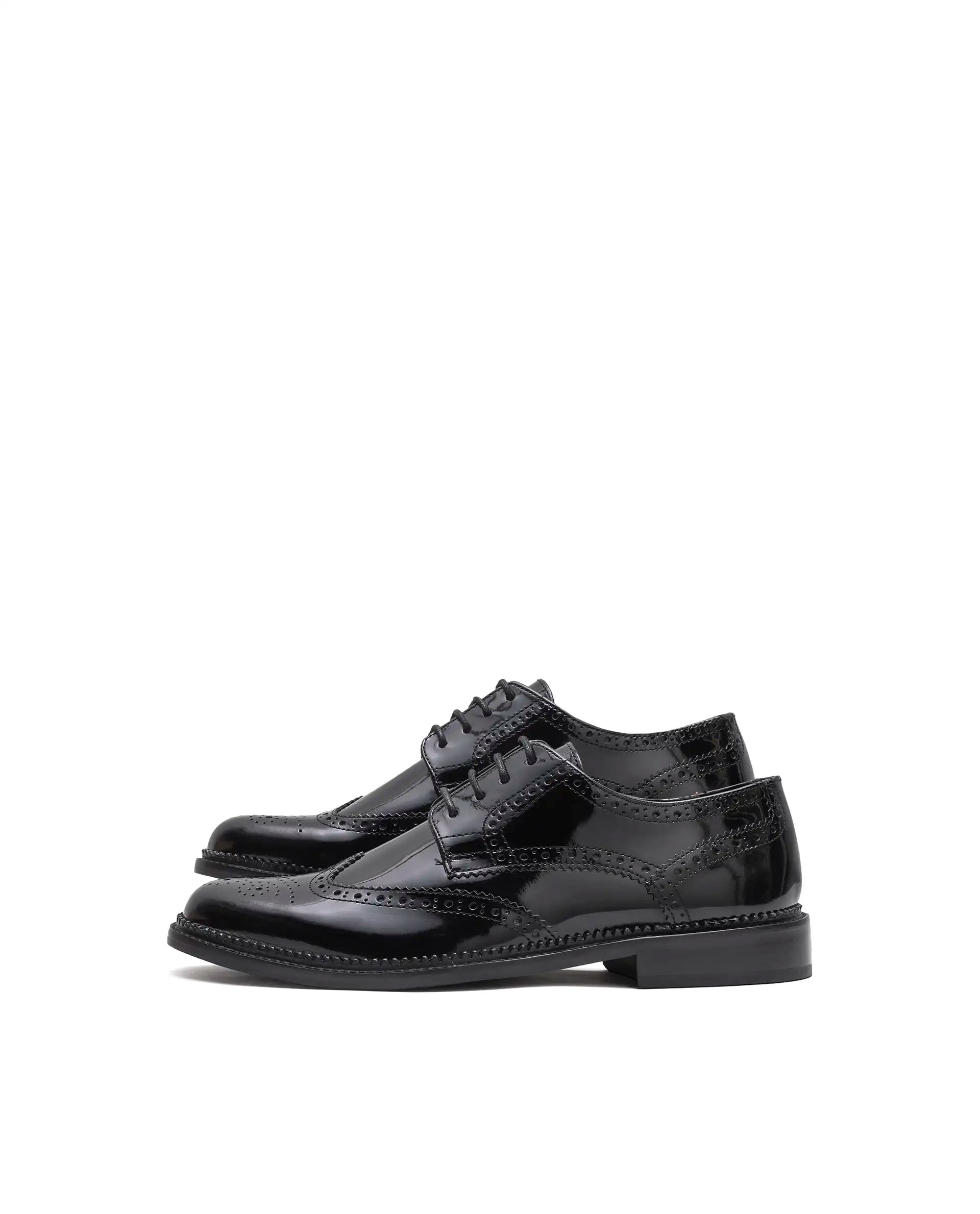 Rarez Men's Zeta Black Leather Formal