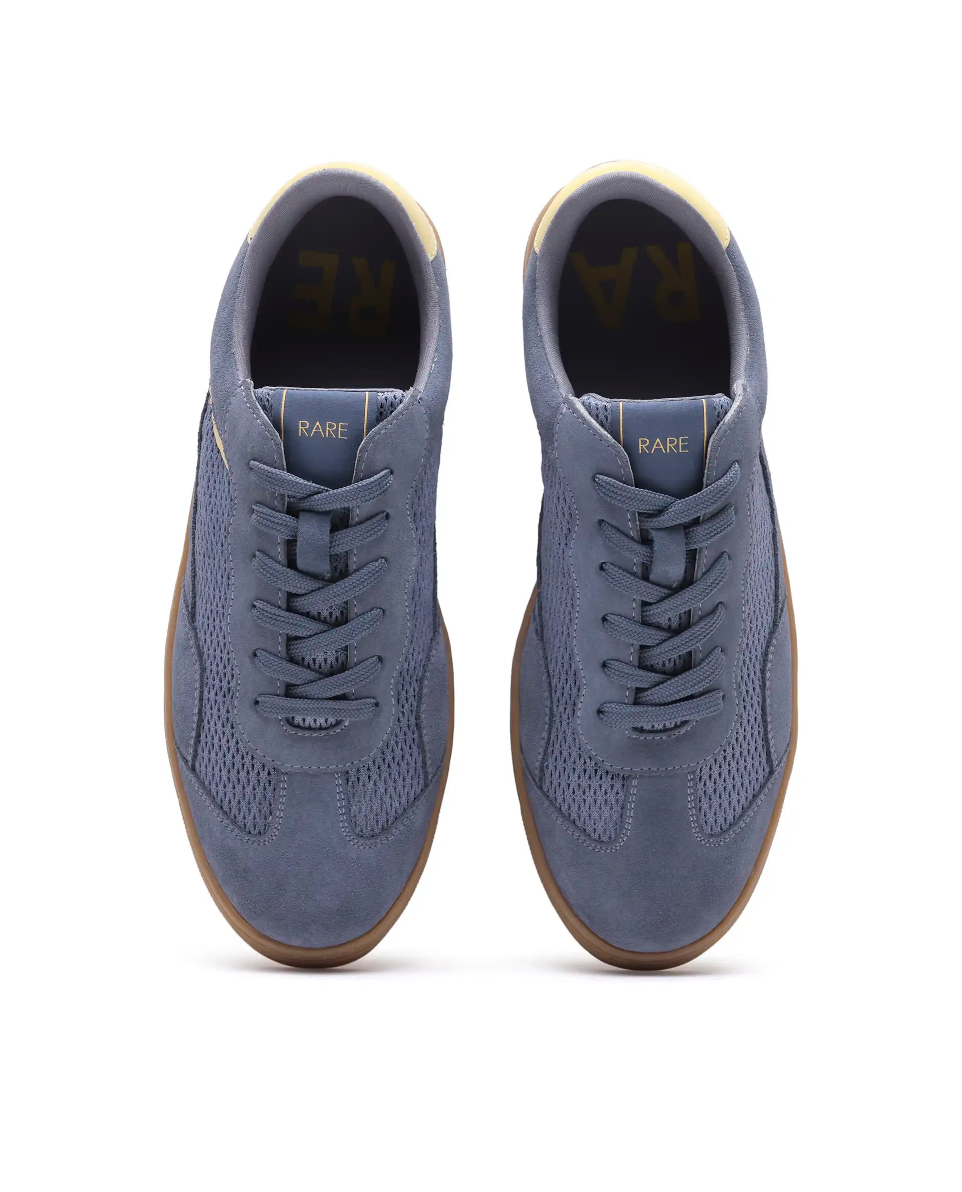 Rare Rabbit Men's Zibot Light Purple Suede Sneaker