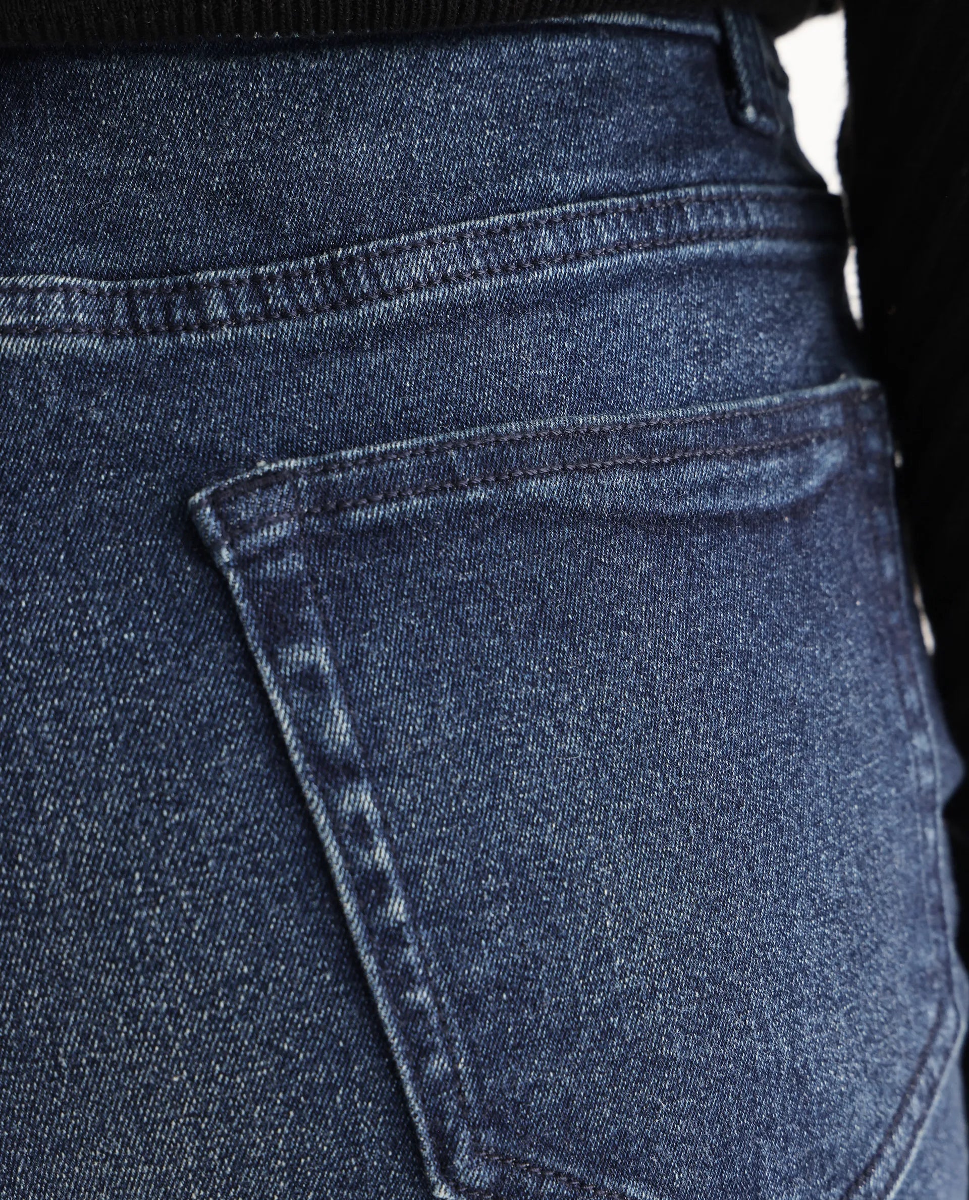 Rareism Women's Zinko Dark Blue Denim Plain Ankle Length Slim Fit Jeans