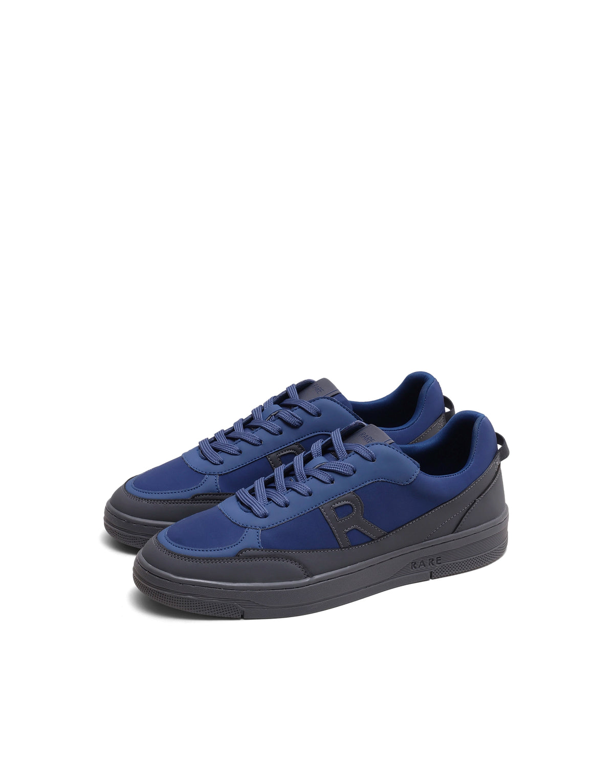 Rarez Men's Zora Primary Blue Micro fiber Regular Sneaker