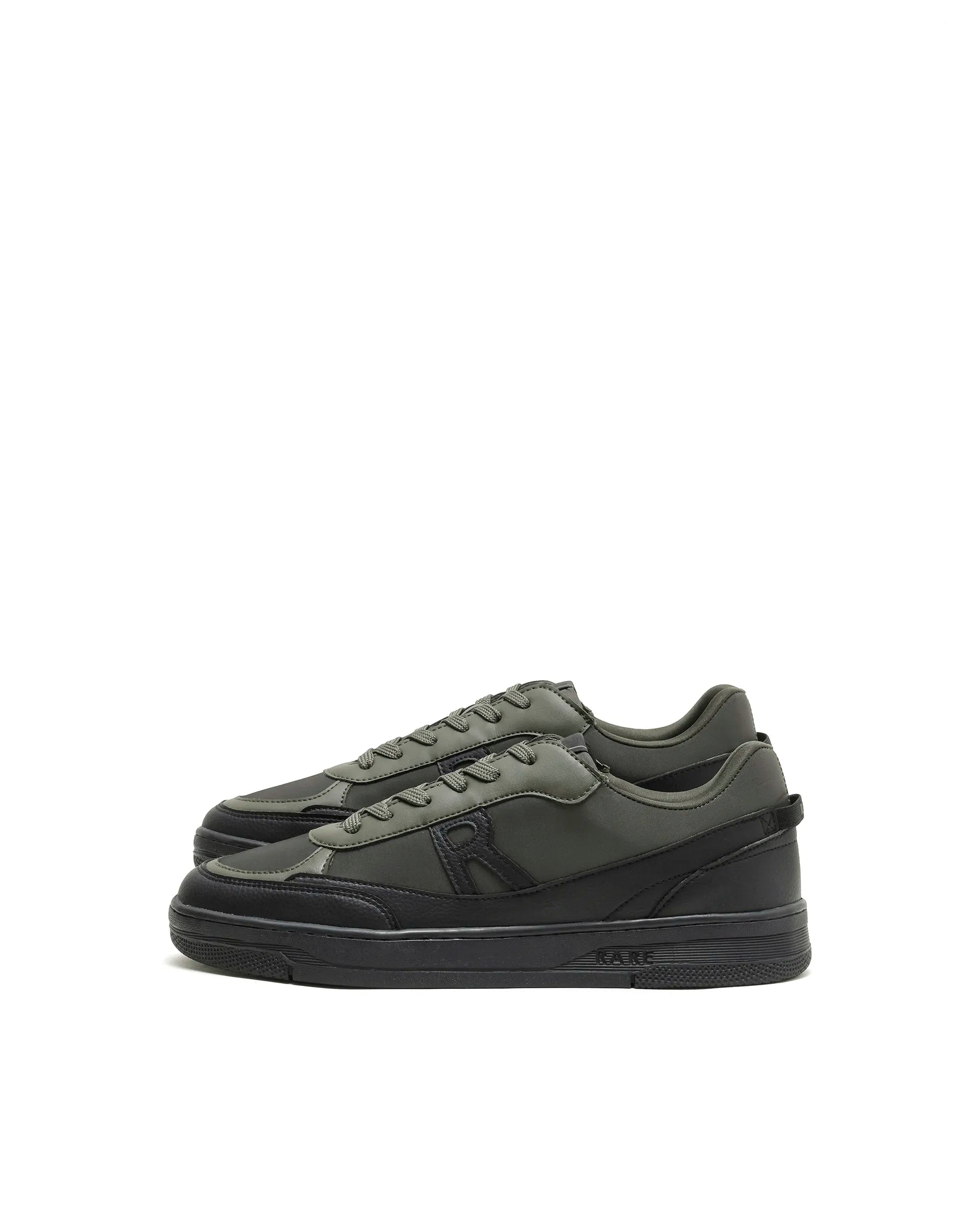 Rarez Men's Zora Dark Olive Micro fiber Regular Sneaker