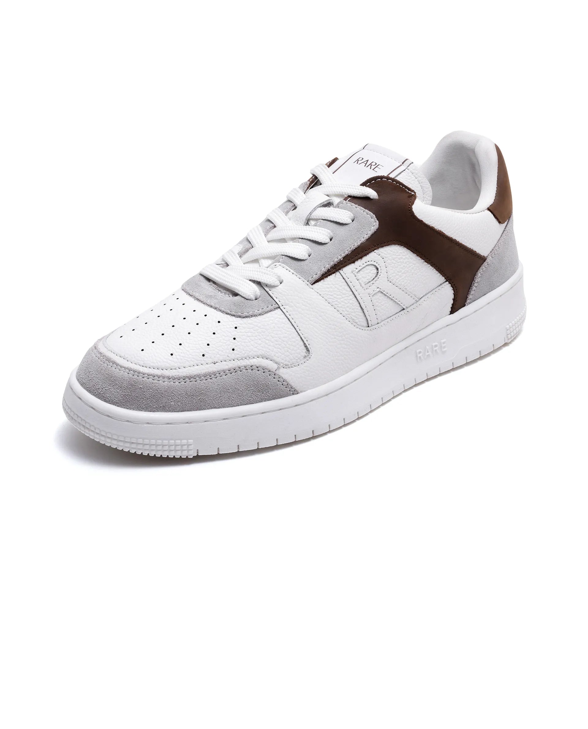 Rare Rabbit Men's Zouk Brown Lace-Up Closure Sneaker