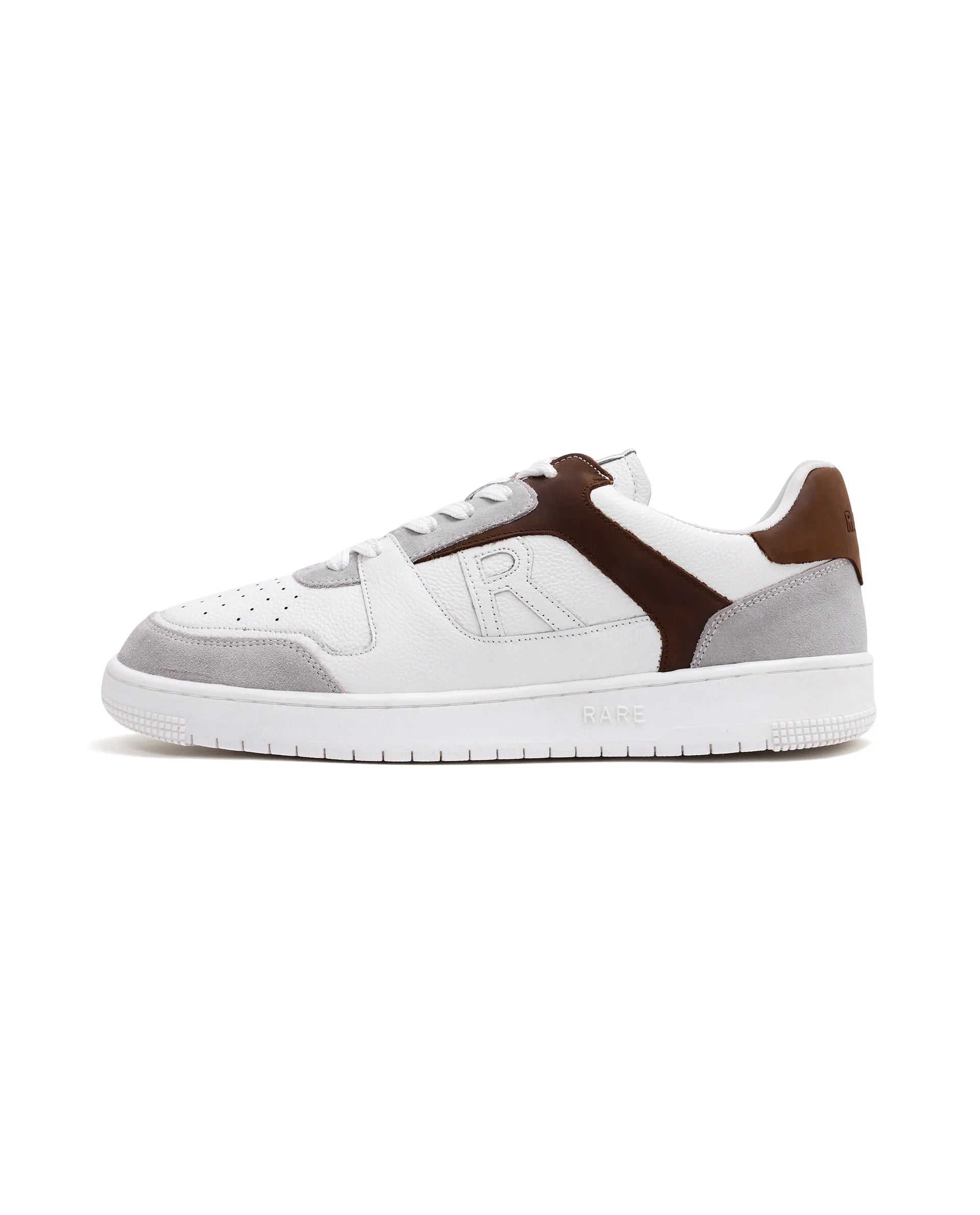 Rare Rabbit Men's Zouk Brown Lace-Up Closure Sneaker