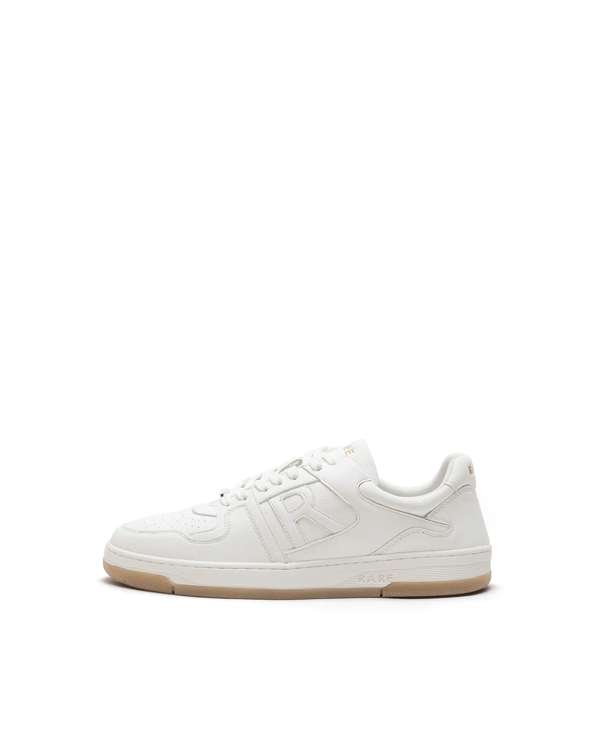 Rarez Men's Zyro White Regular Micro Fiber Sneaker