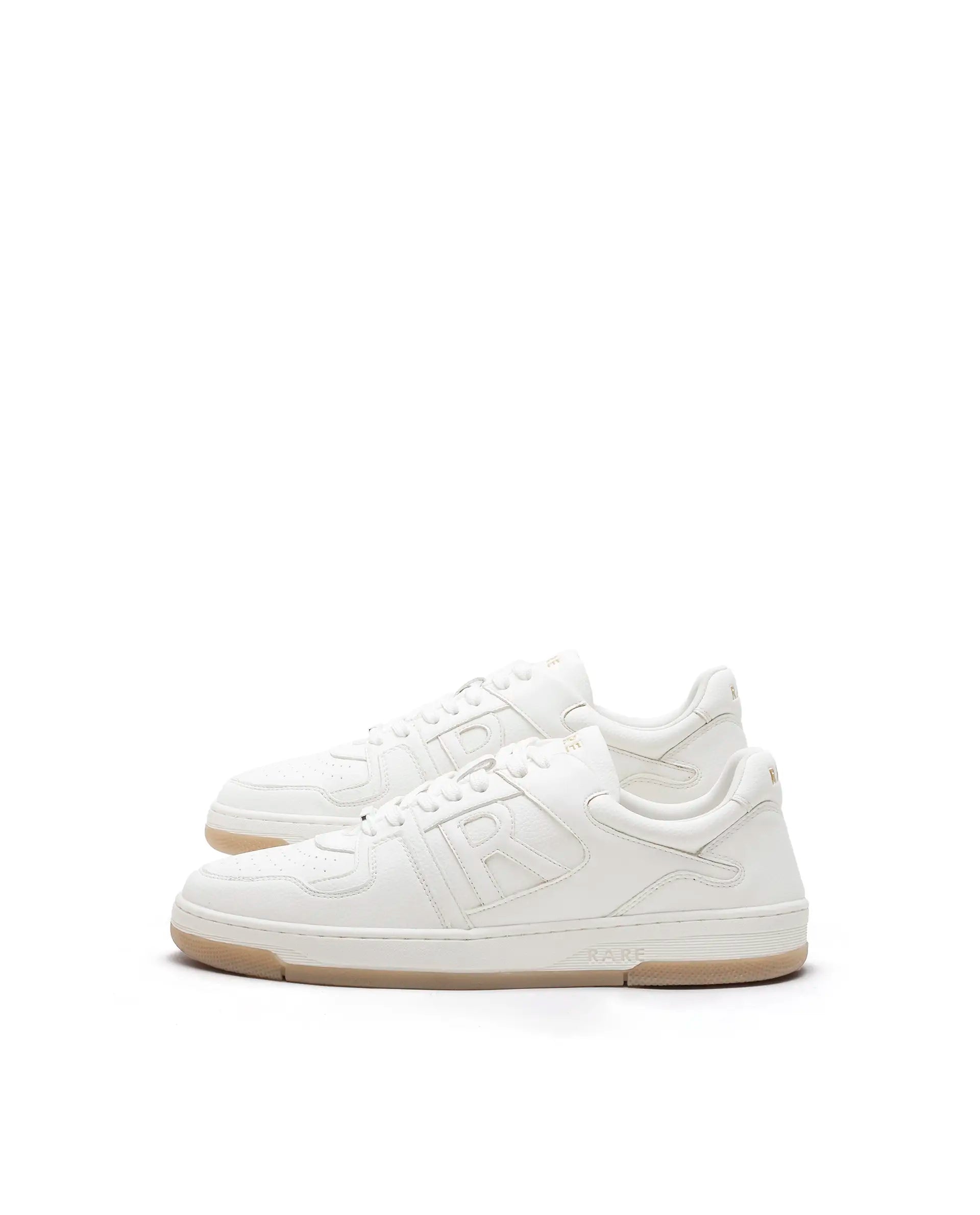 Rarez Men's Zyro White Regular Micro Fiber Sneaker