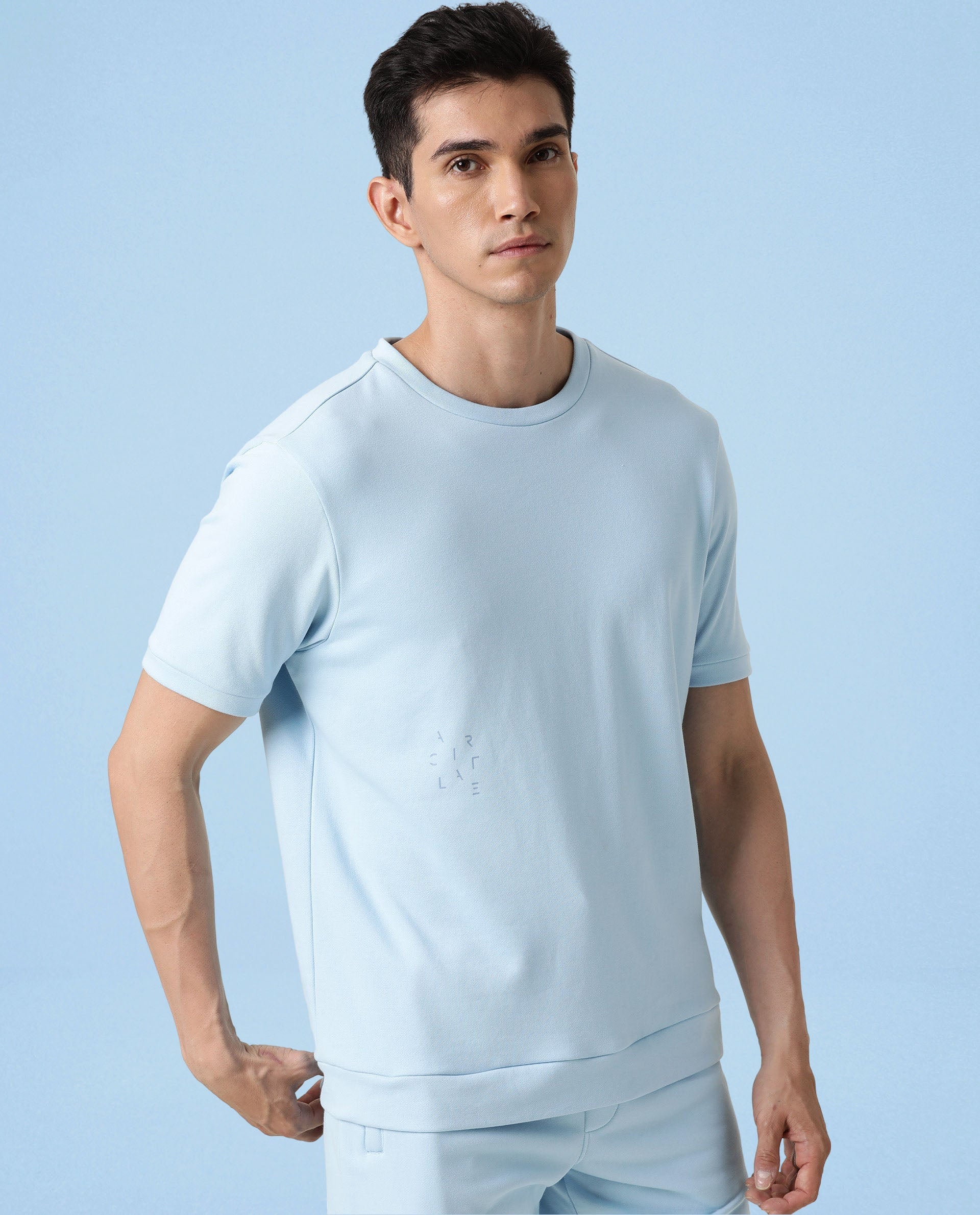 Sweat Tee Clear Blue Men