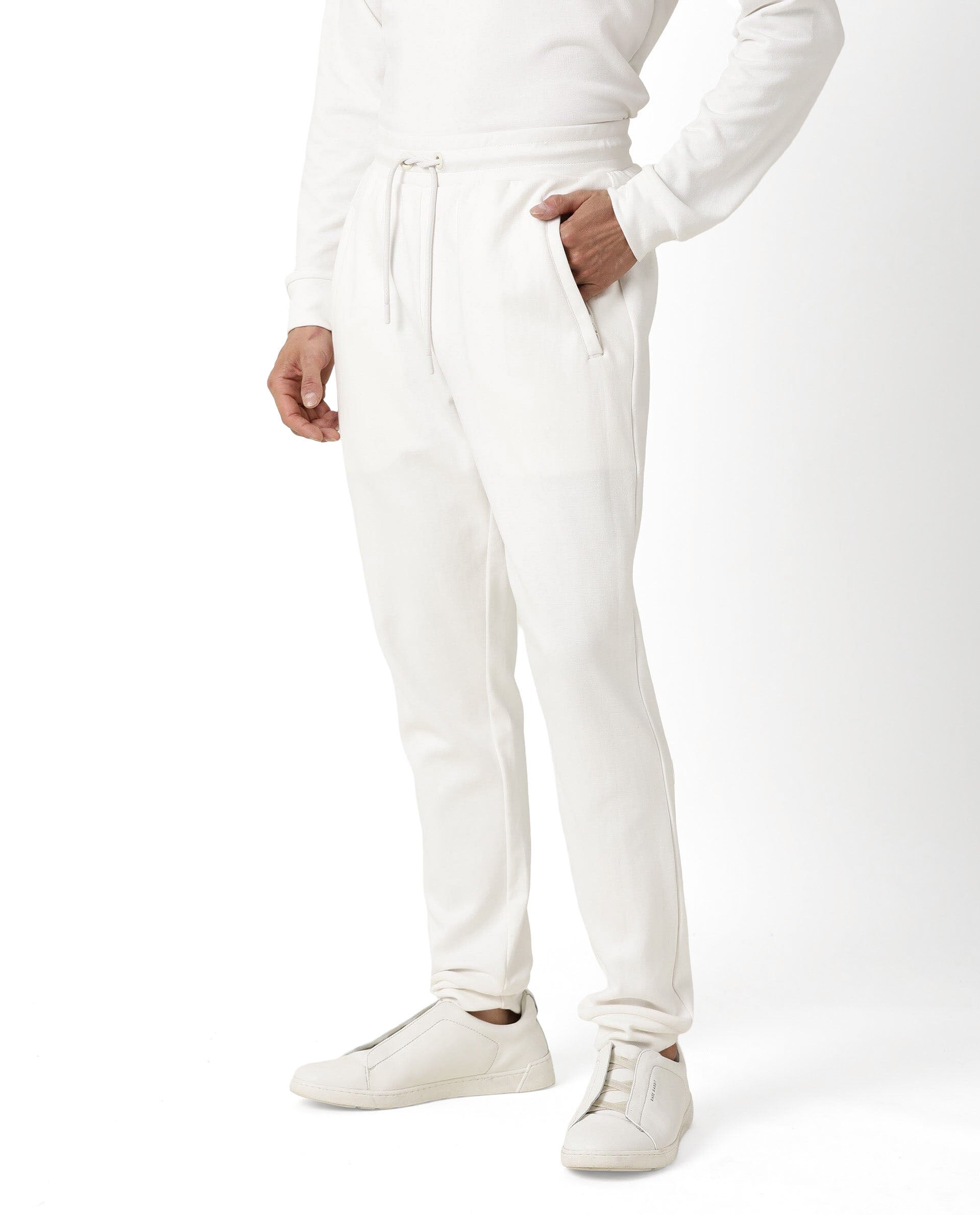 Track Pant Ivory White Men