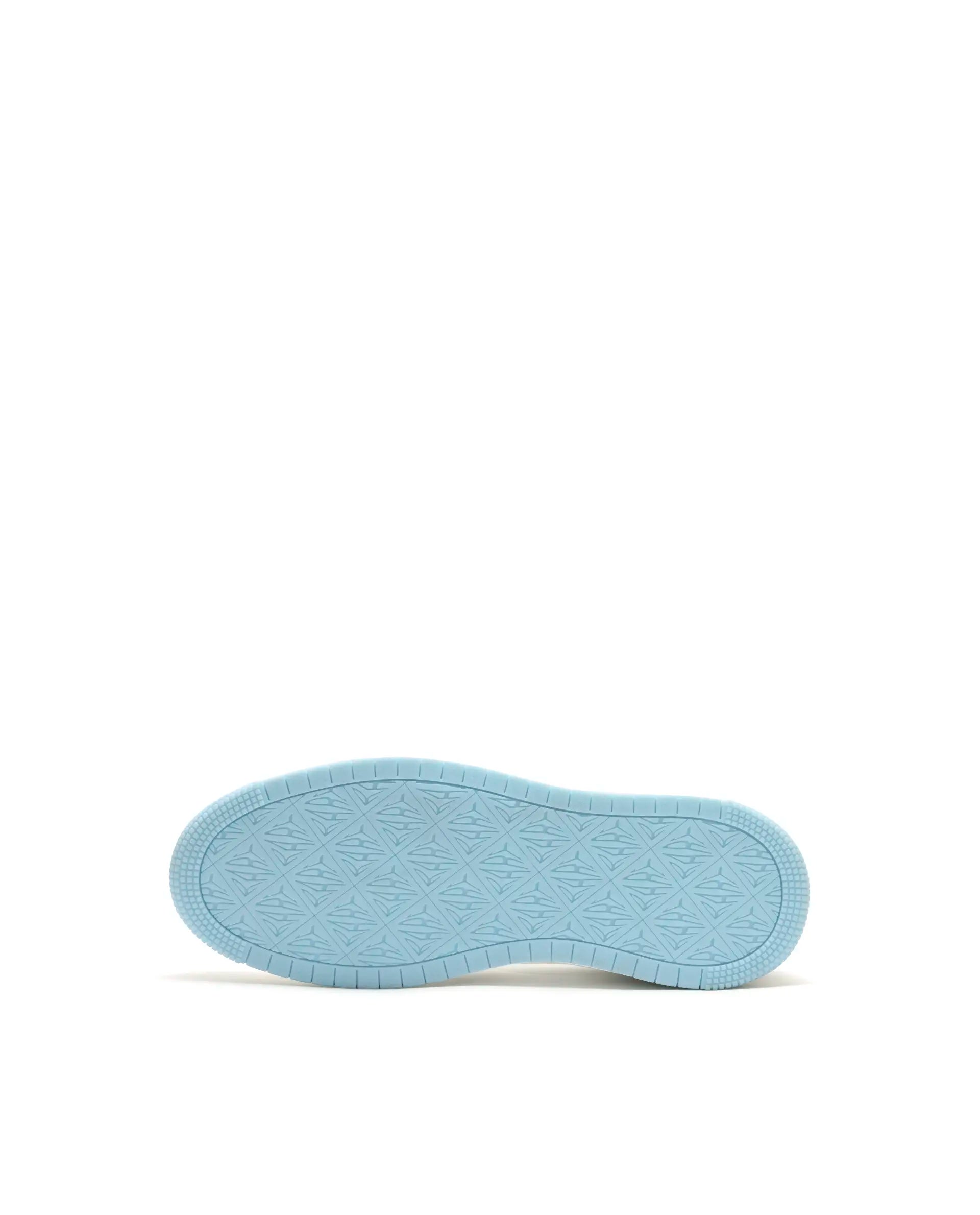 Rare Rabbit Men's Enrik Blue Micro Fiber Sneaker