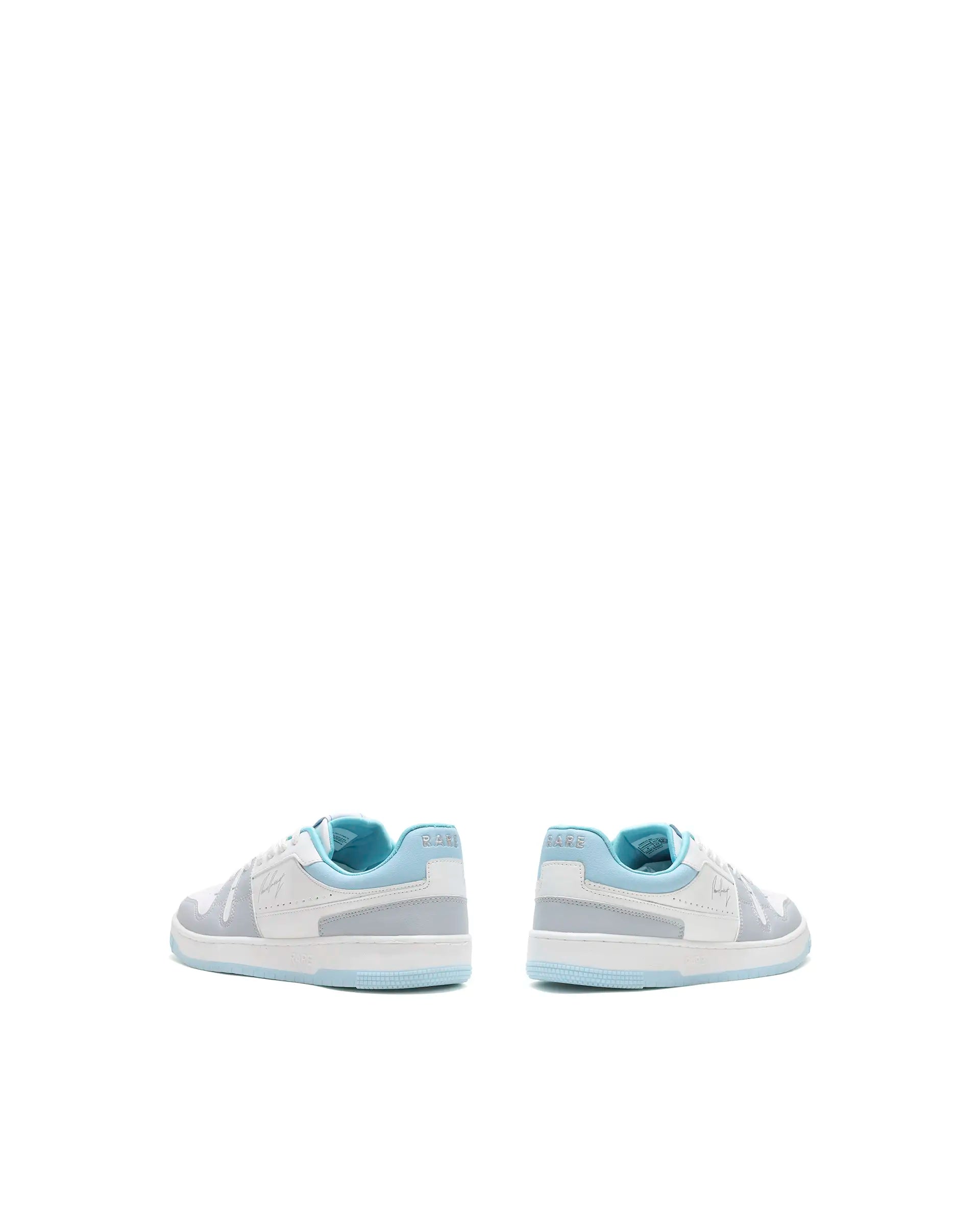 Rare Rabbit Men's Enrik Blue Micro Fiber Sneaker