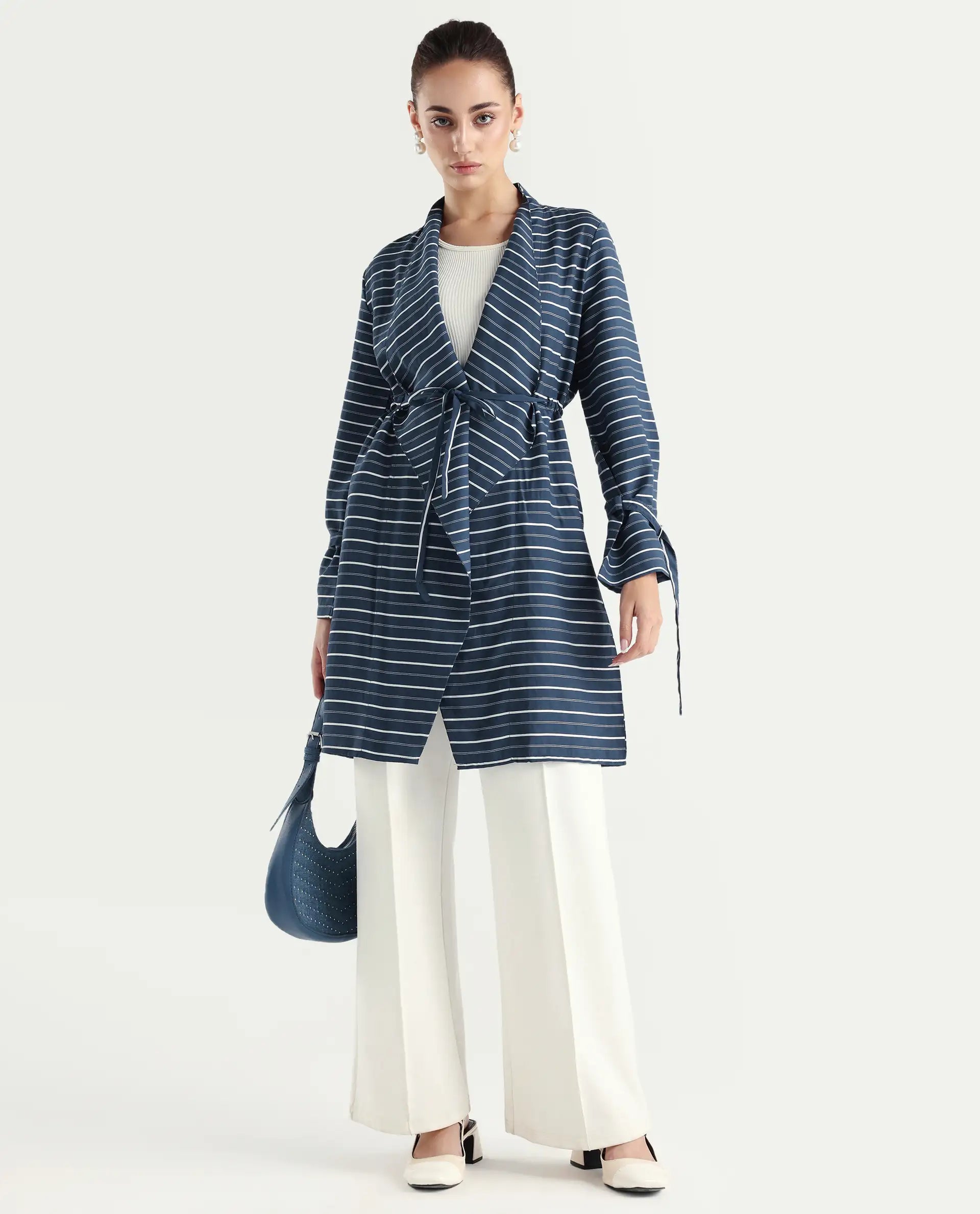 Rareism Women's Greece Navy Outer Wear