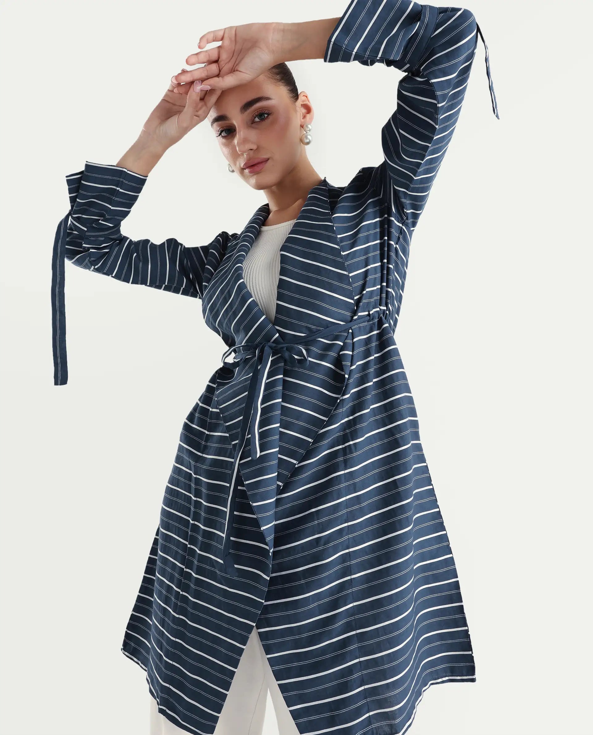 Rareism Women's Greece Navy Outer Wear