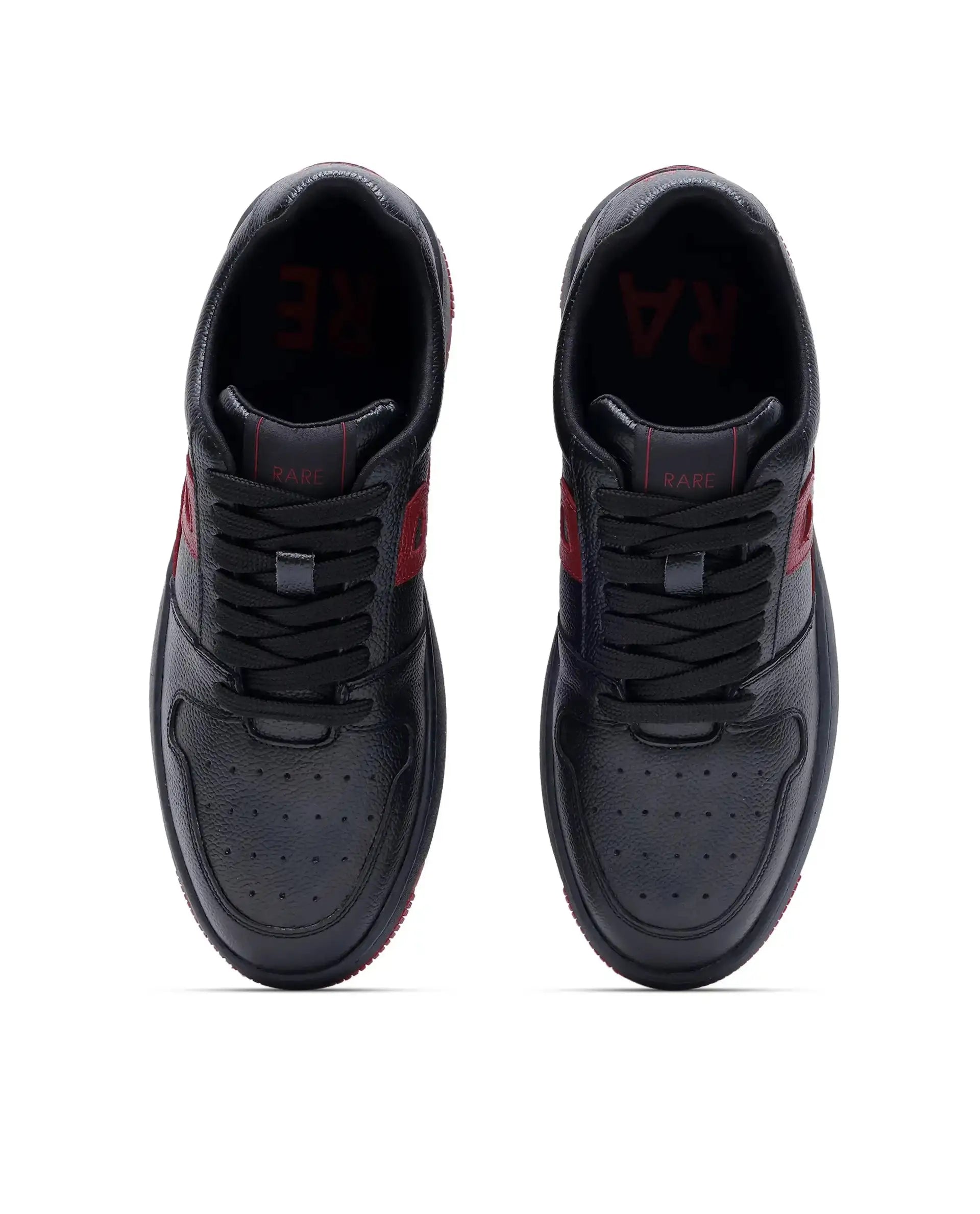 Rare Rabbit Men Adonis Black Lace-Up Closure Shoes
