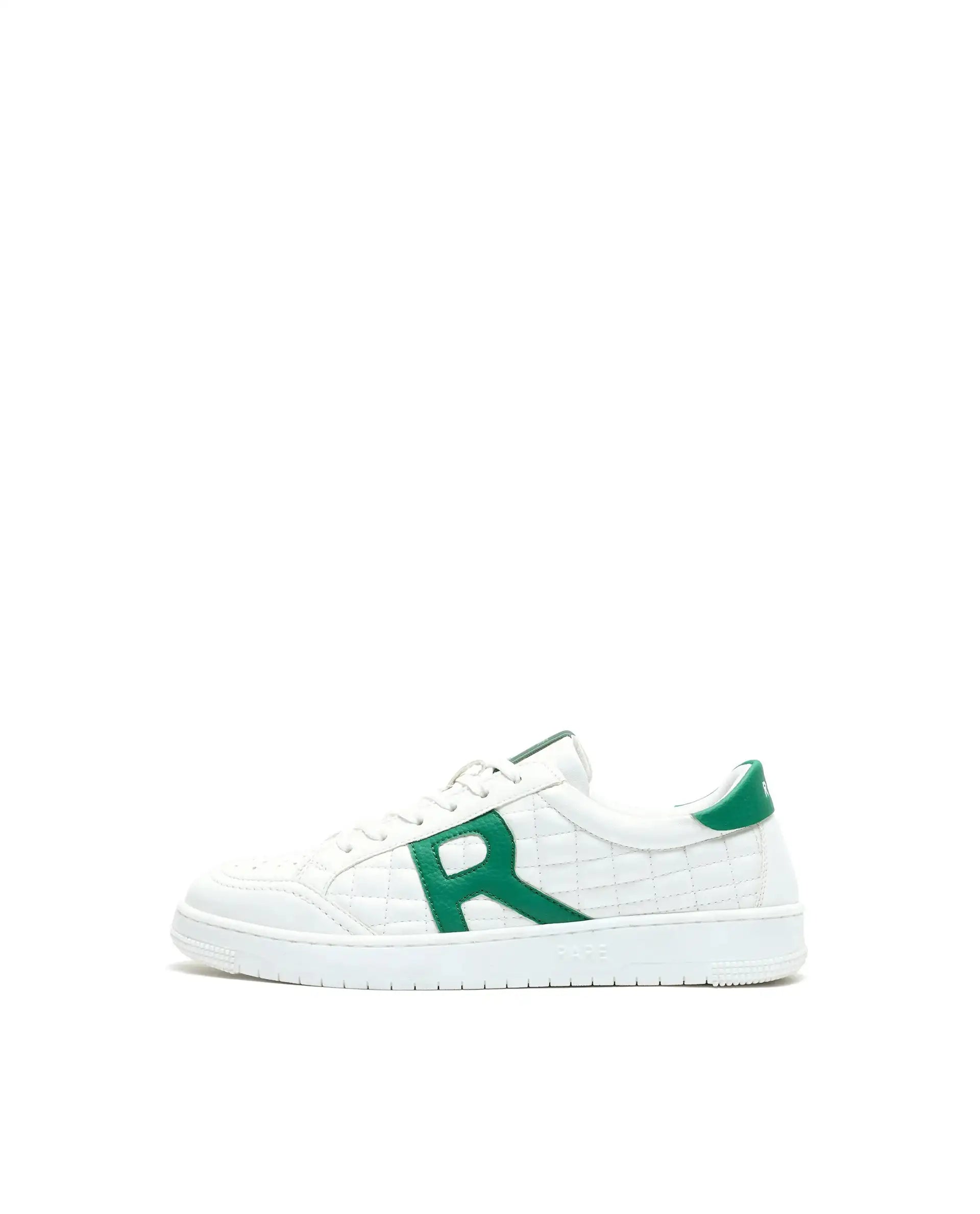 Rare Rabbit Men's Alto White Micro Leather Sneaker