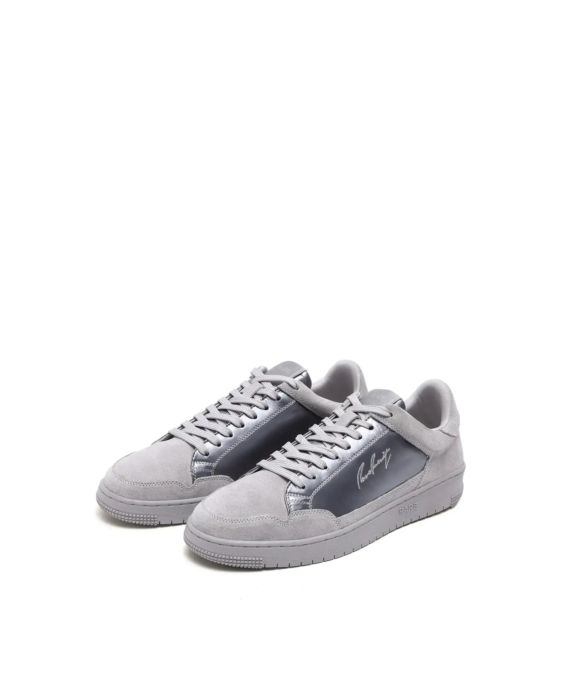 Rare Rabbit Men's Amigo Grey Parachute Lace-Up Closure Sneaker