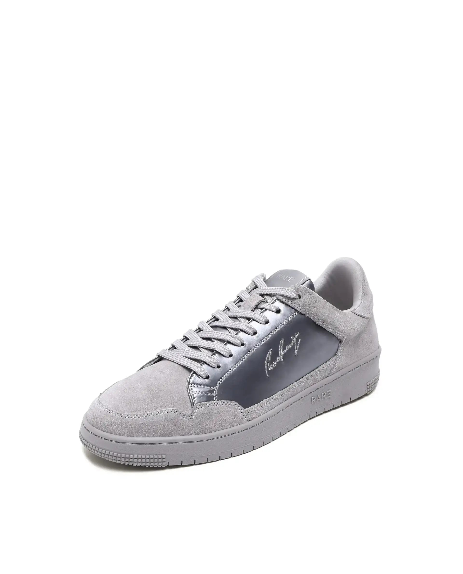 Rare Rabbit Men's Amigo Grey Parachute Lace-Up Closure Sneaker