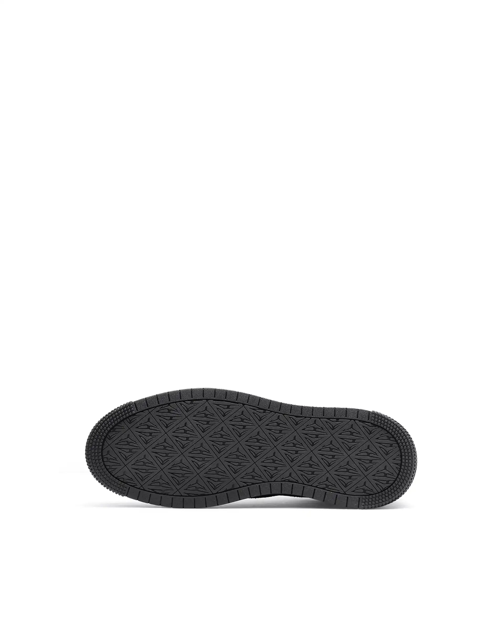 Rare Rabbit Men's Aron Black Micro Leather Sneaker