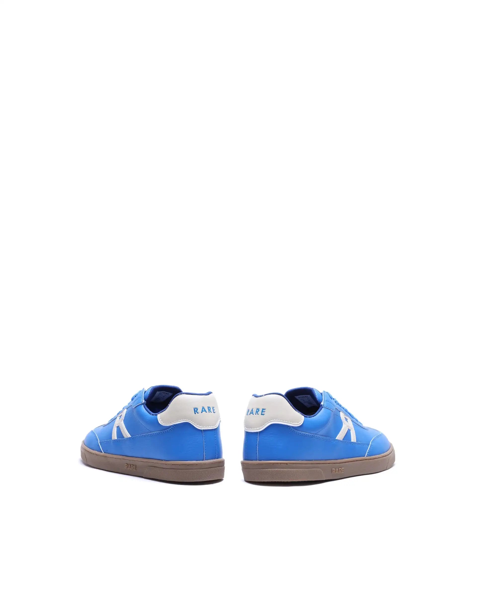 Rare Rabbit Men's Athens Blue Micro Leather Sneaker