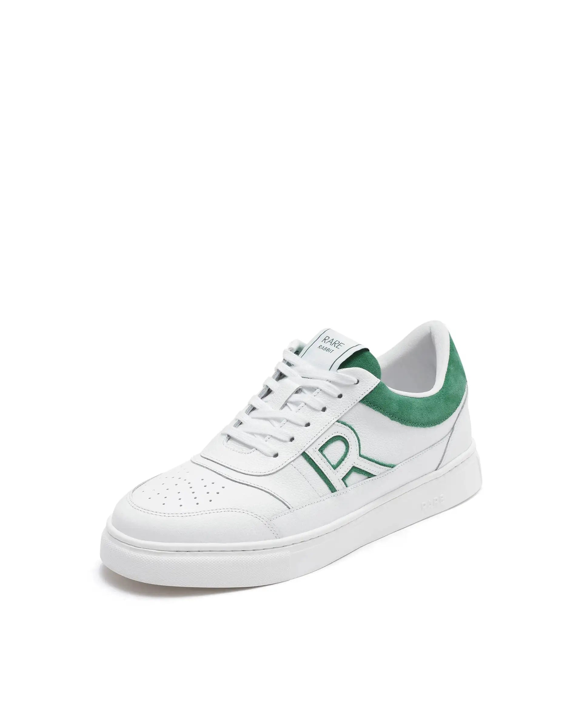 Rare Rabbit Men Axiom Green Premium Suede Genuine Leather Dualtone Lace-Up Shoes