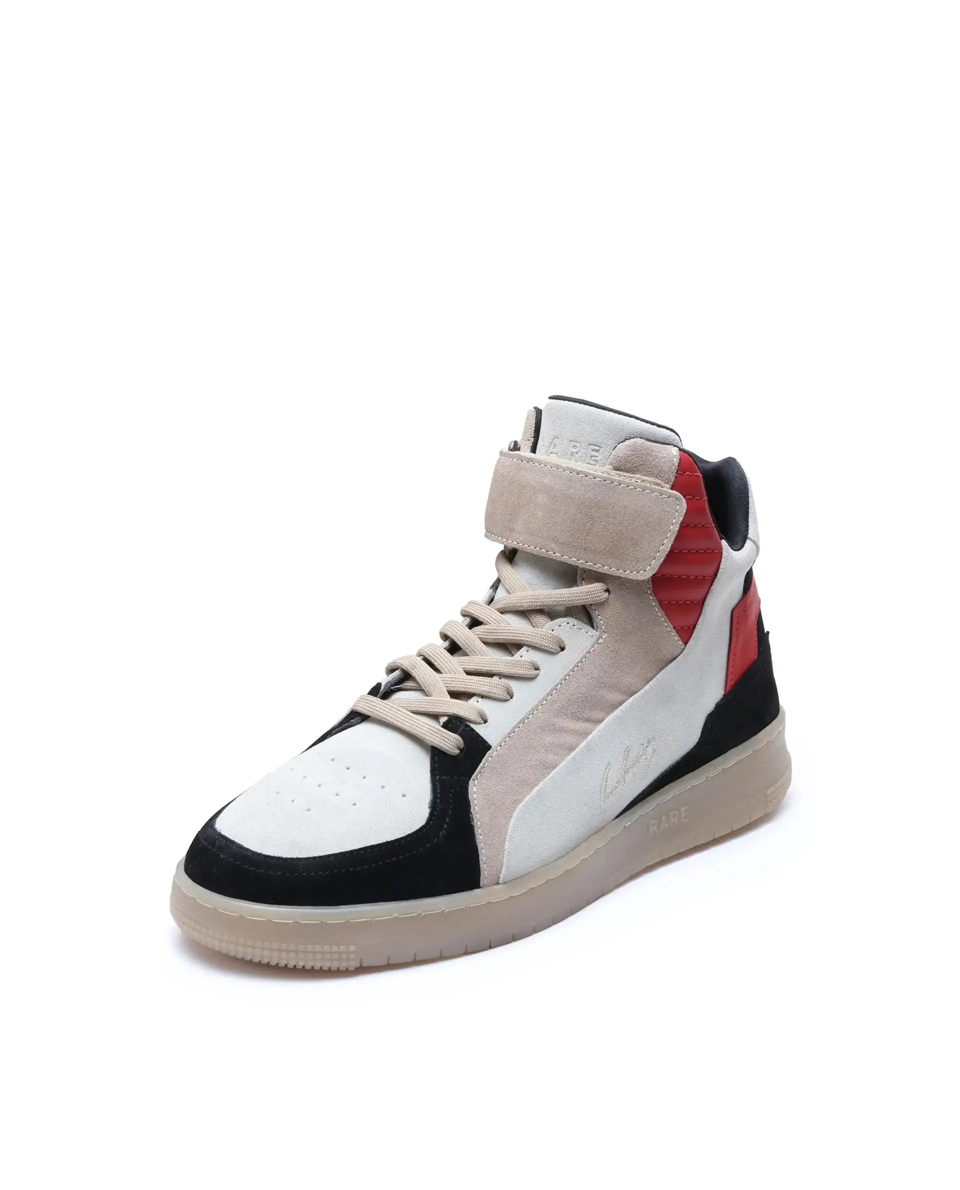 Rare Rabbit Men's Bacu Red Lace-Up Suede Leather Closure Sneaker