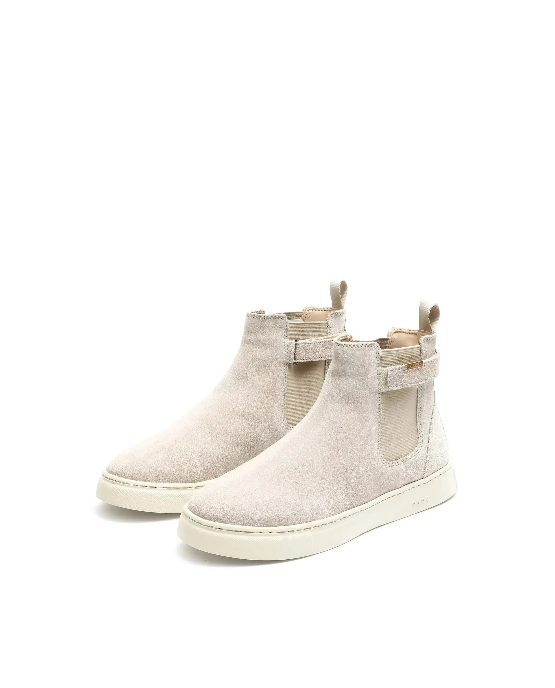 Rare Rabbit Men Berus Beige Suede Slip-on Closure Shoes