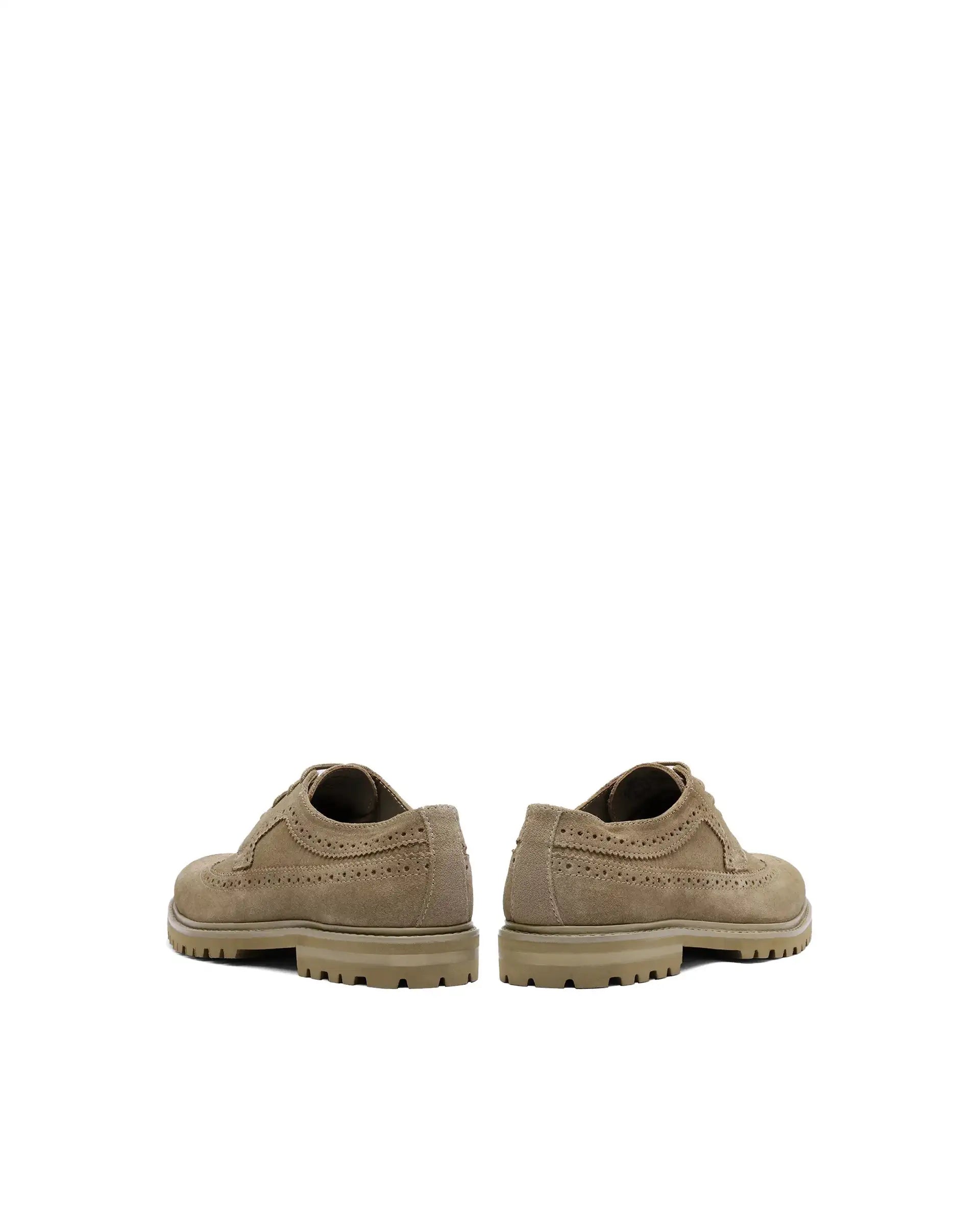 Rare Rabbit Men Brix Camel Suede Lace-Up Closure Shoes