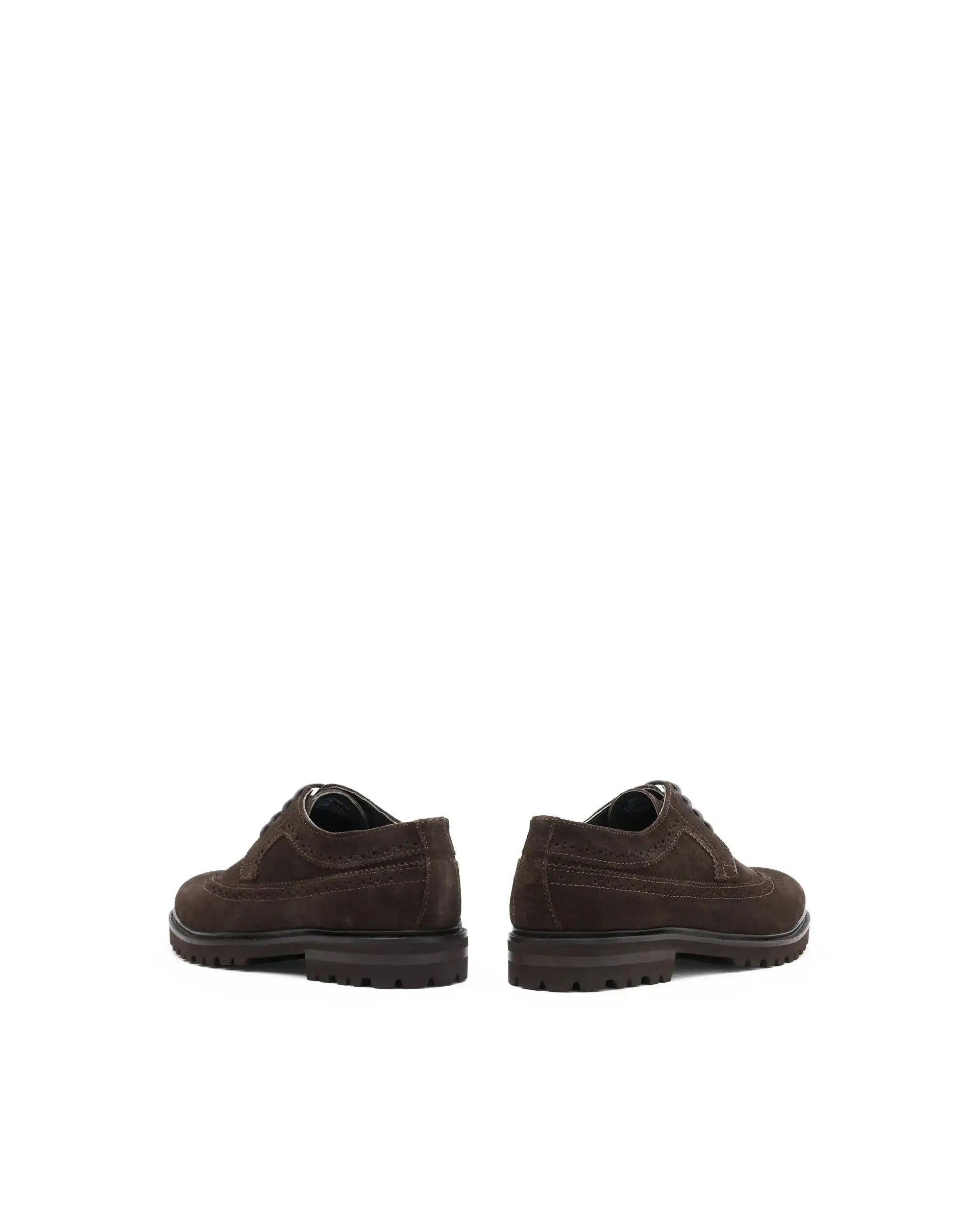 Rare Rabbit Men Brix Coffee Suede Lace-Up Closure Shoes