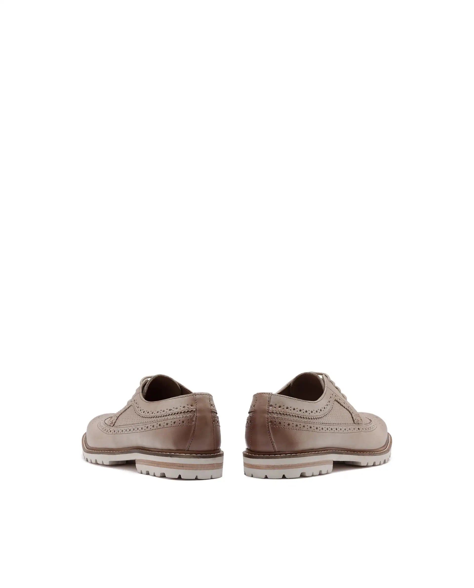 Rare Rabbit Men Brox Tan Lace-Up Shoes