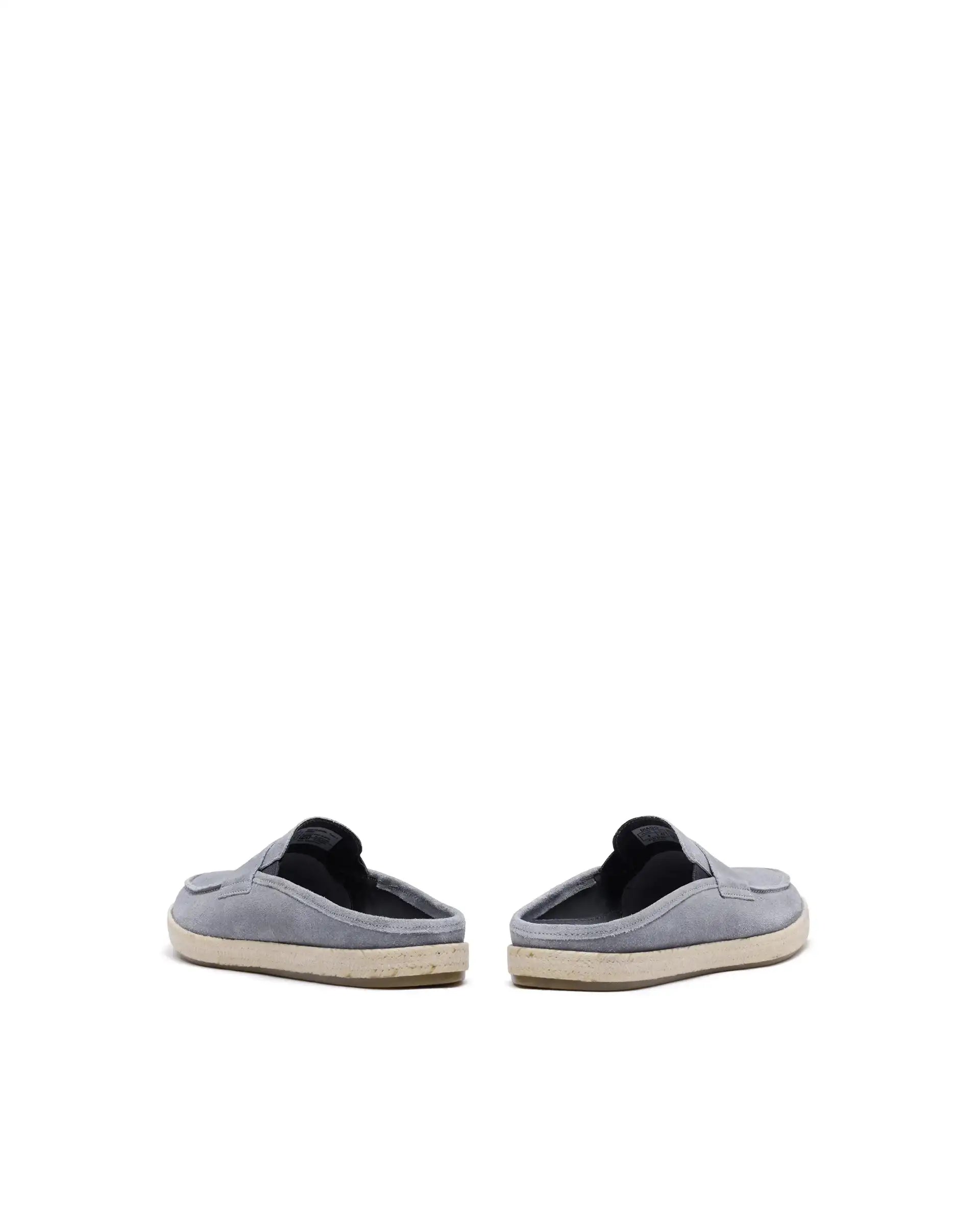 Rare Rabbit Men Diago Light Grey Suede Leather Slip-On Closure Shoes