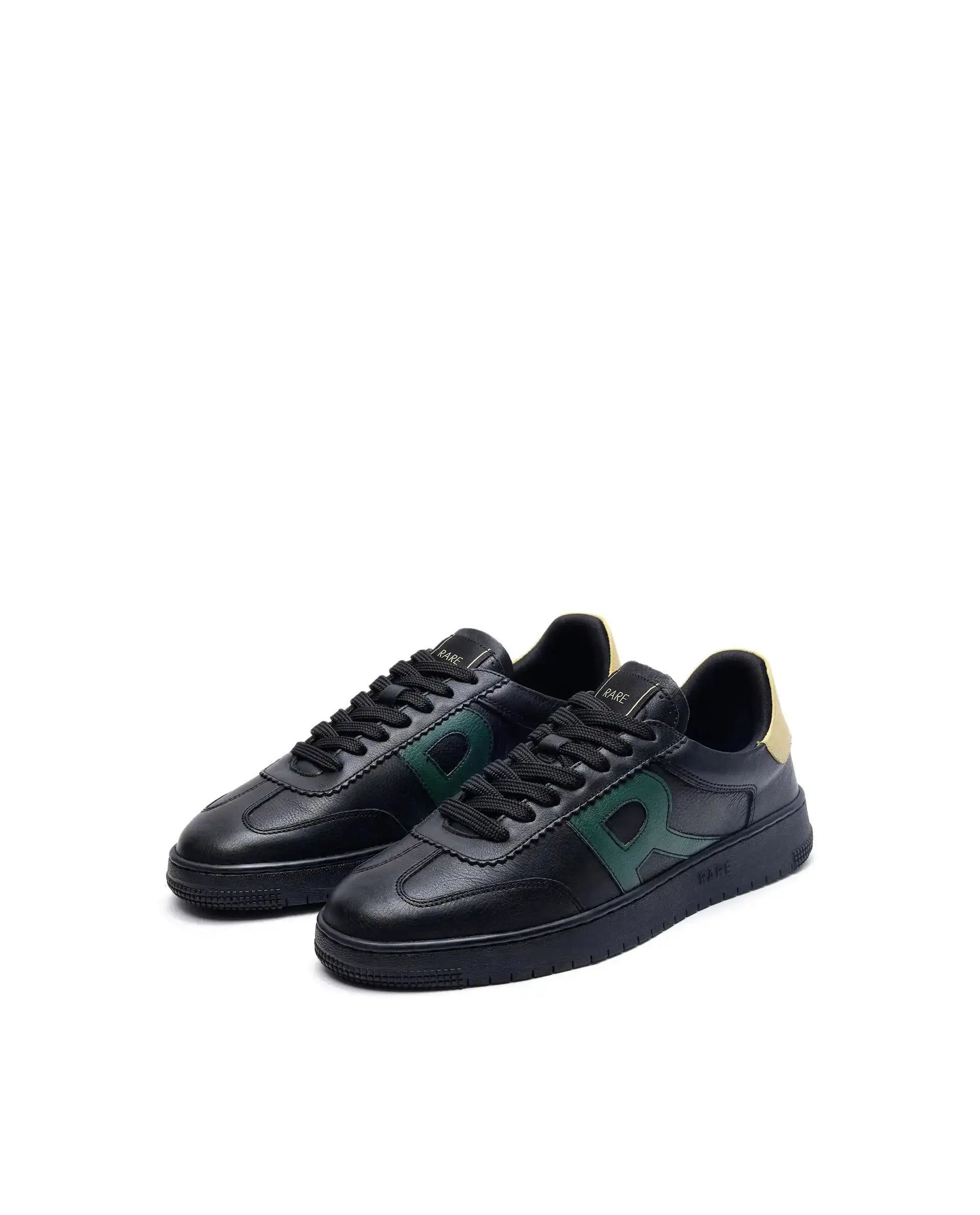 Rare Rabbit Men Dorset Black Lace-Up Closure Shoes