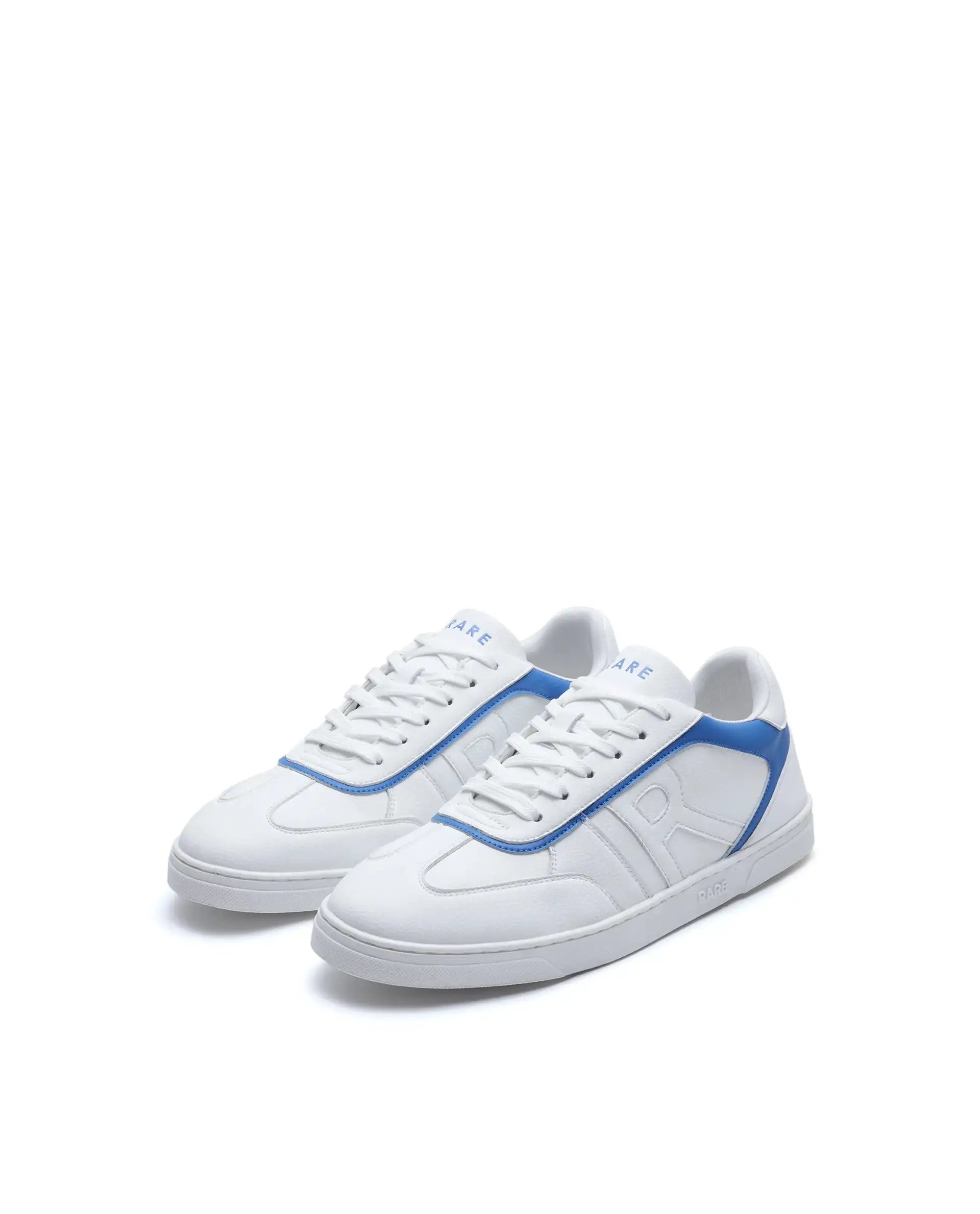 Rare Rabbit Men's Dual Blue Micro Leather Sneaker