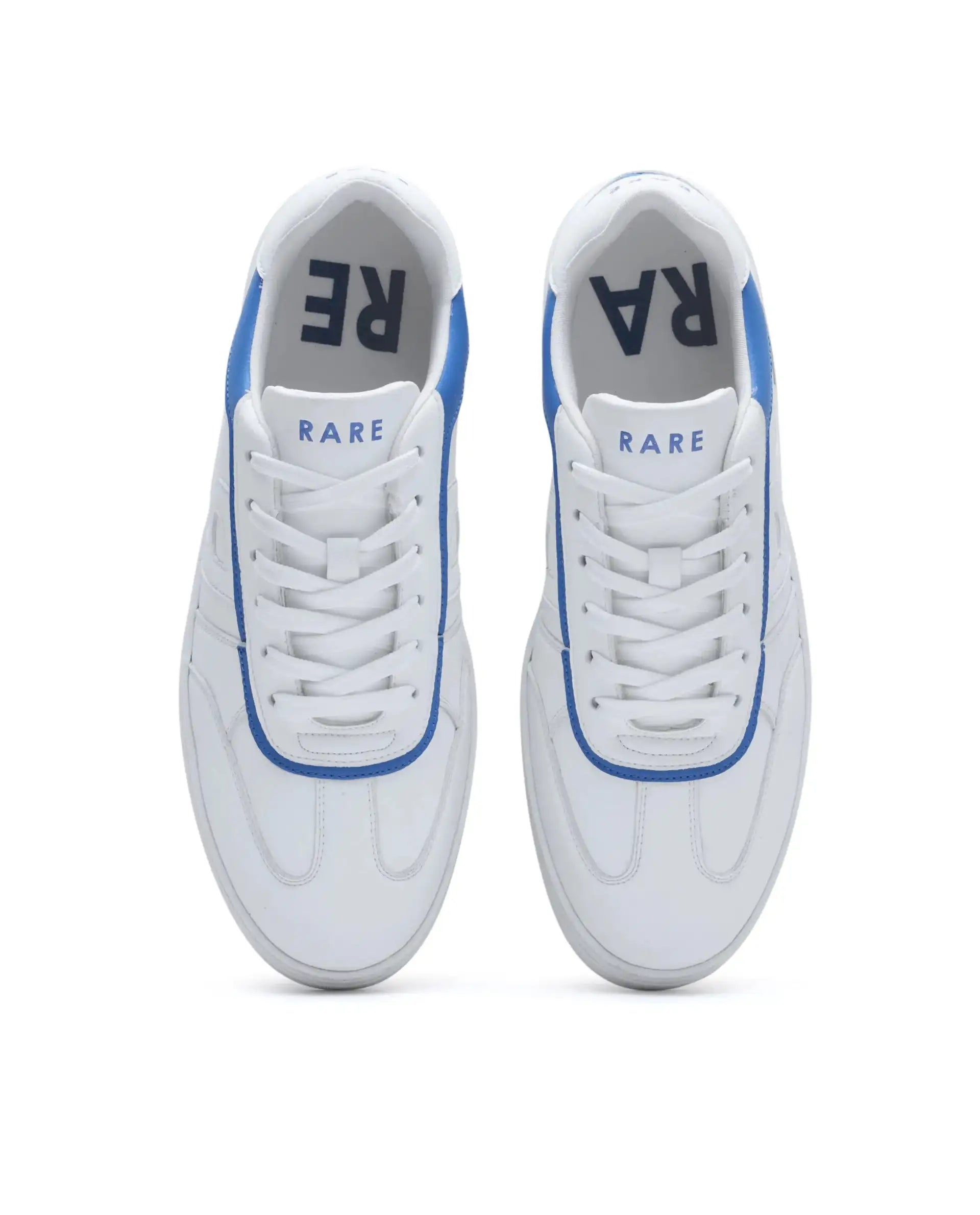 Rare Rabbit Men's Dual Blue Micro Leather Sneaker