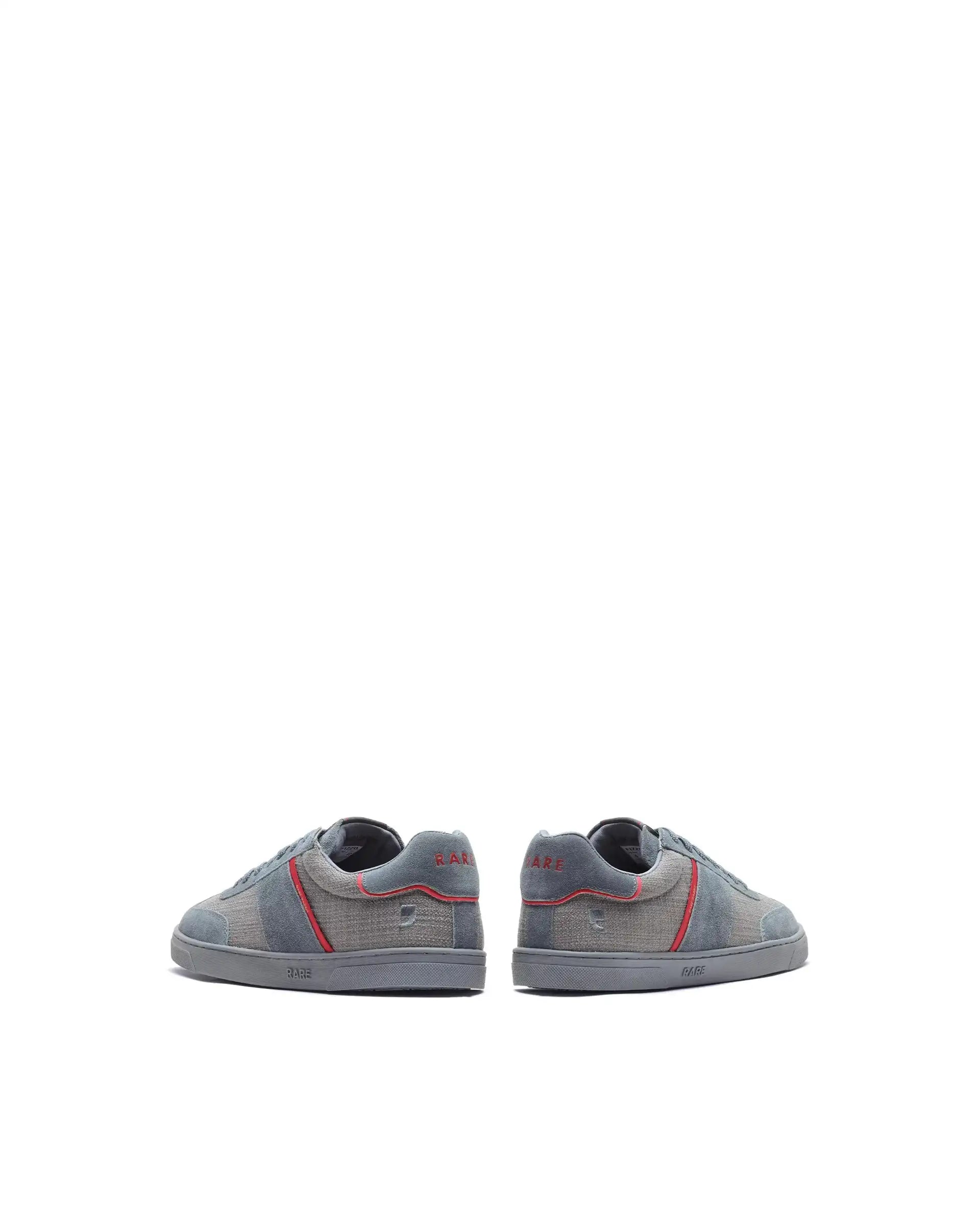 Rare Rabbit Men's Fizzo Grey Suede Sneaker