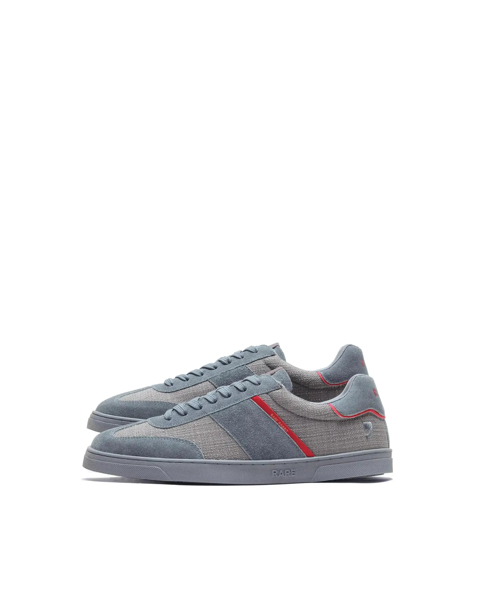 Rare Rabbit Men's Fizzo Grey Suede Sneaker
