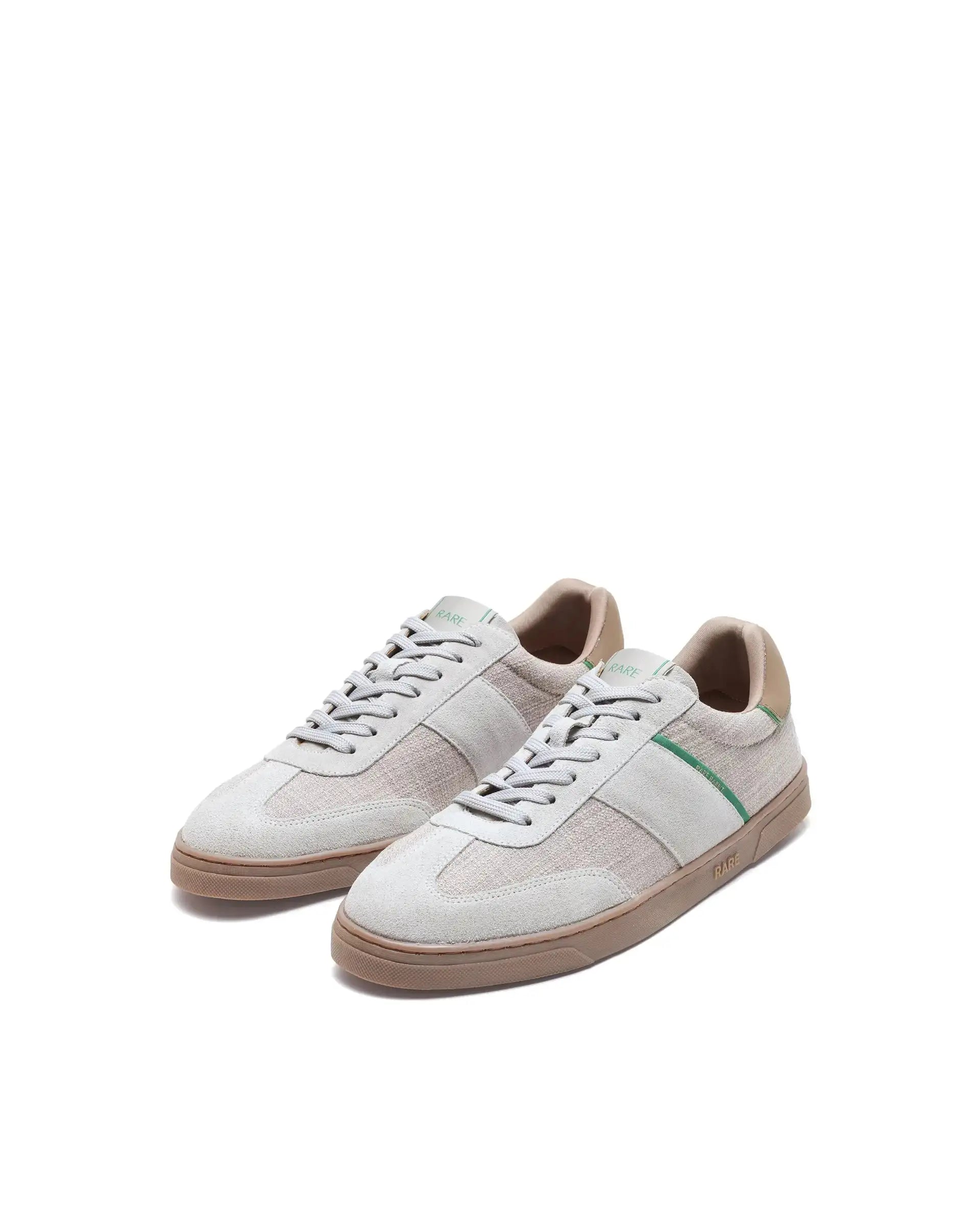 Rare Rabbit Men's Fizzo Light Brown Suede Sneaker
