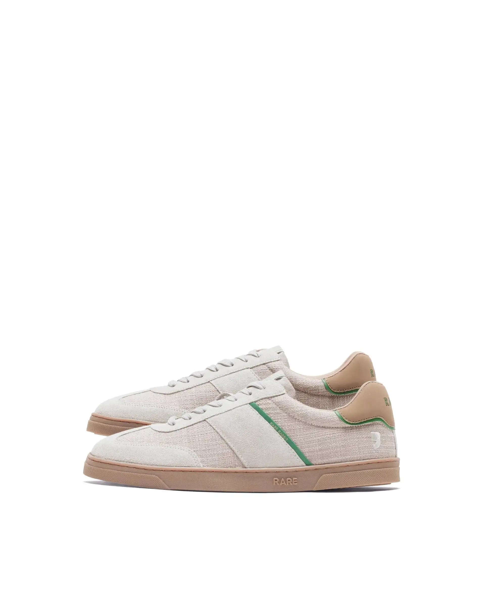 Rare Rabbit Men's Fizzo Light Brown Suede Sneaker