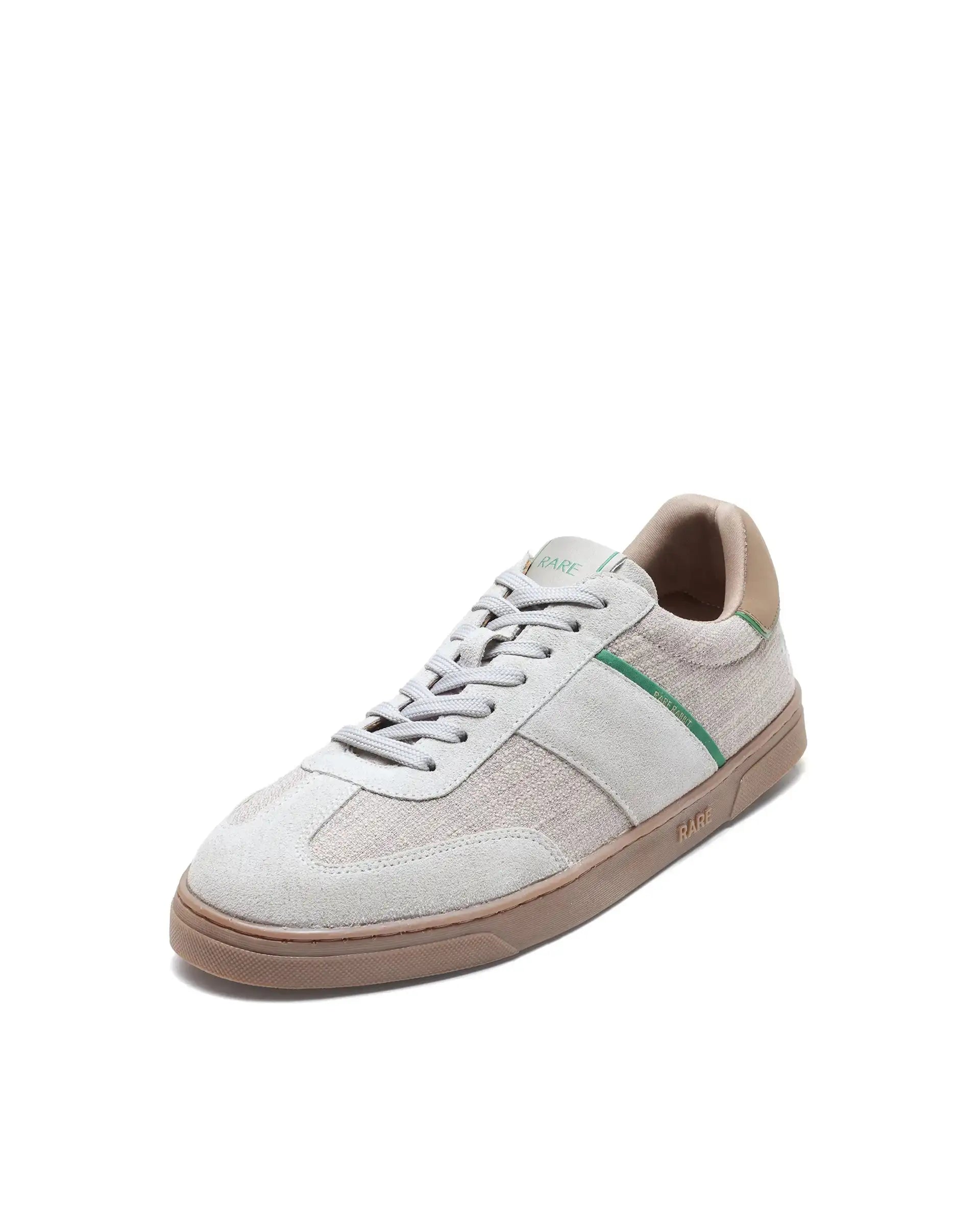 Rare Rabbit Men's Fizzo Light Brown Suede Sneaker