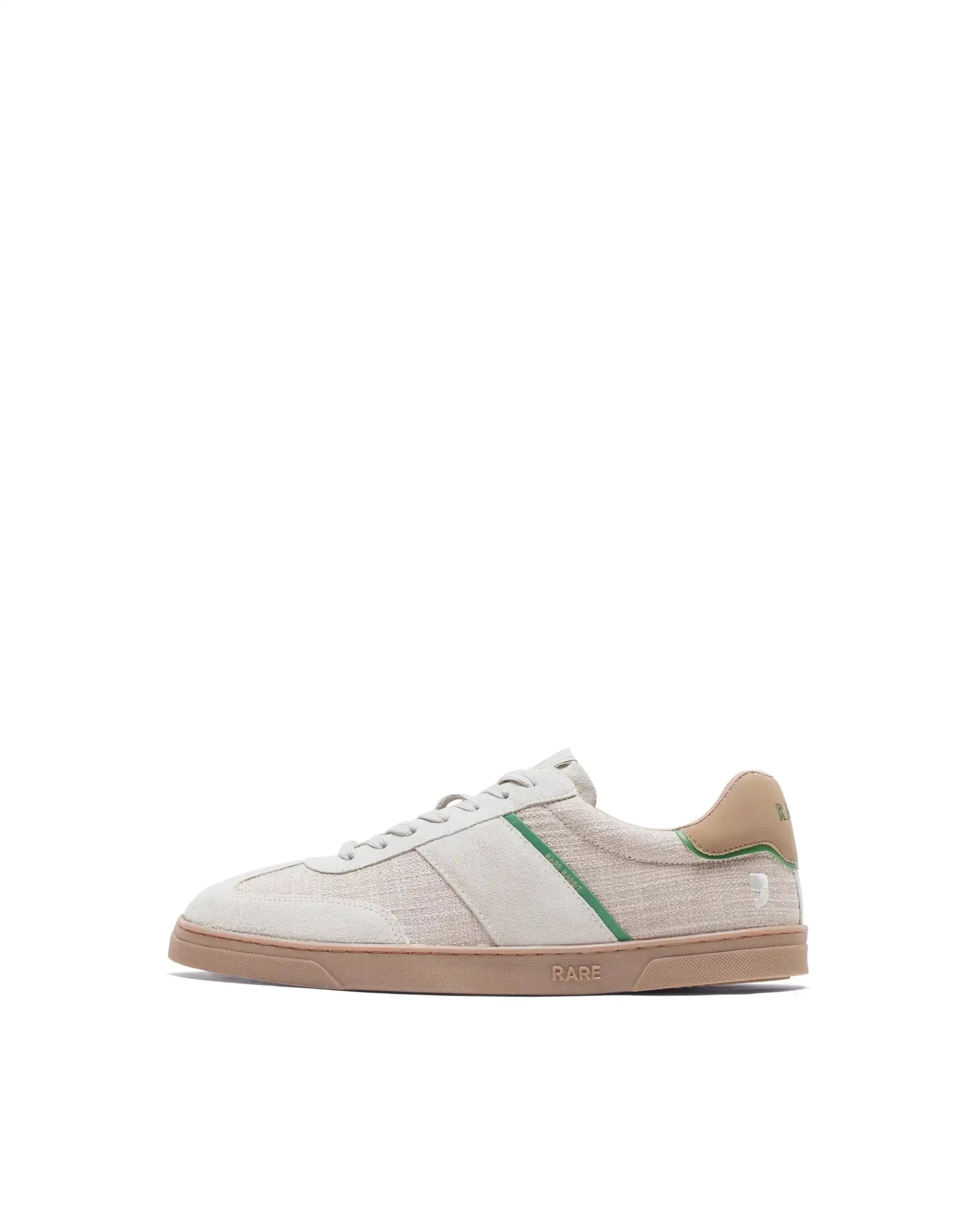 Rare Rabbit Men's Fizzo Light Brown Suede Sneaker