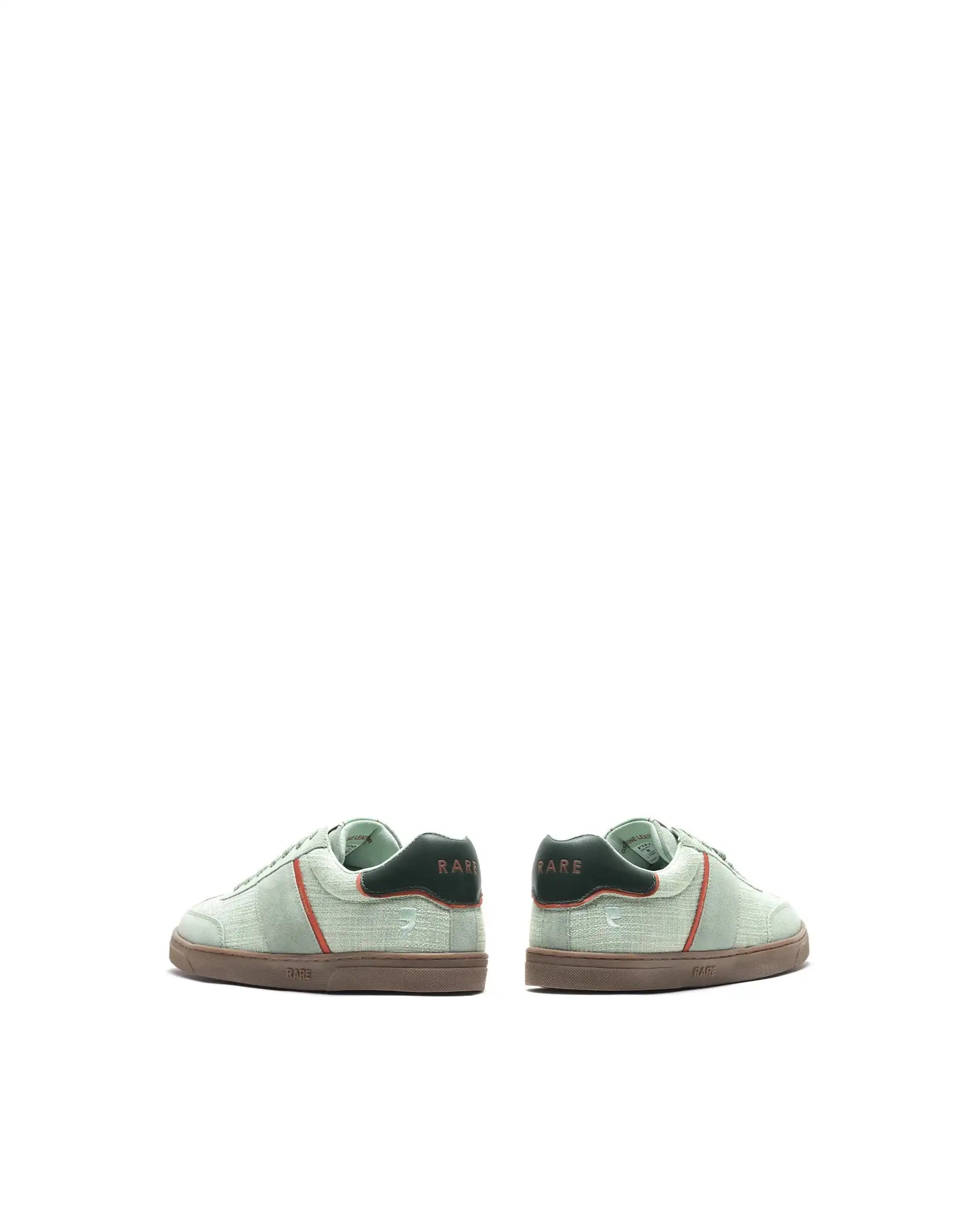Rare Rabbit Men's Fizzo Light Sage Suede Sneaker