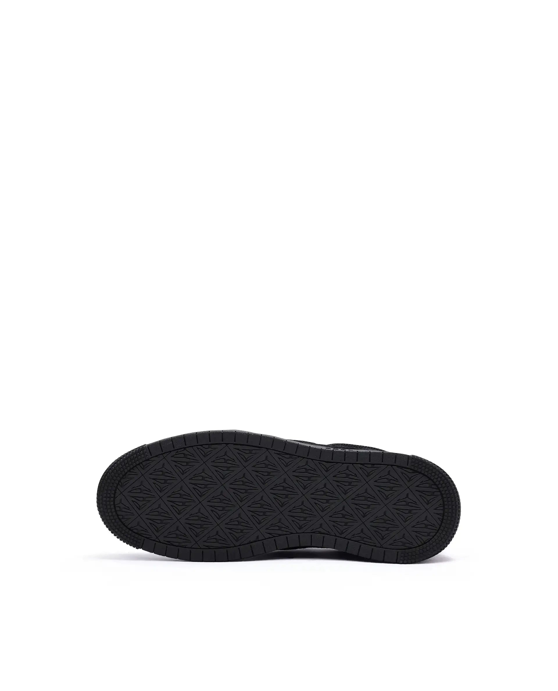 Rare Rabbit Men's Flint Black Lace-Up Closure Sneaker