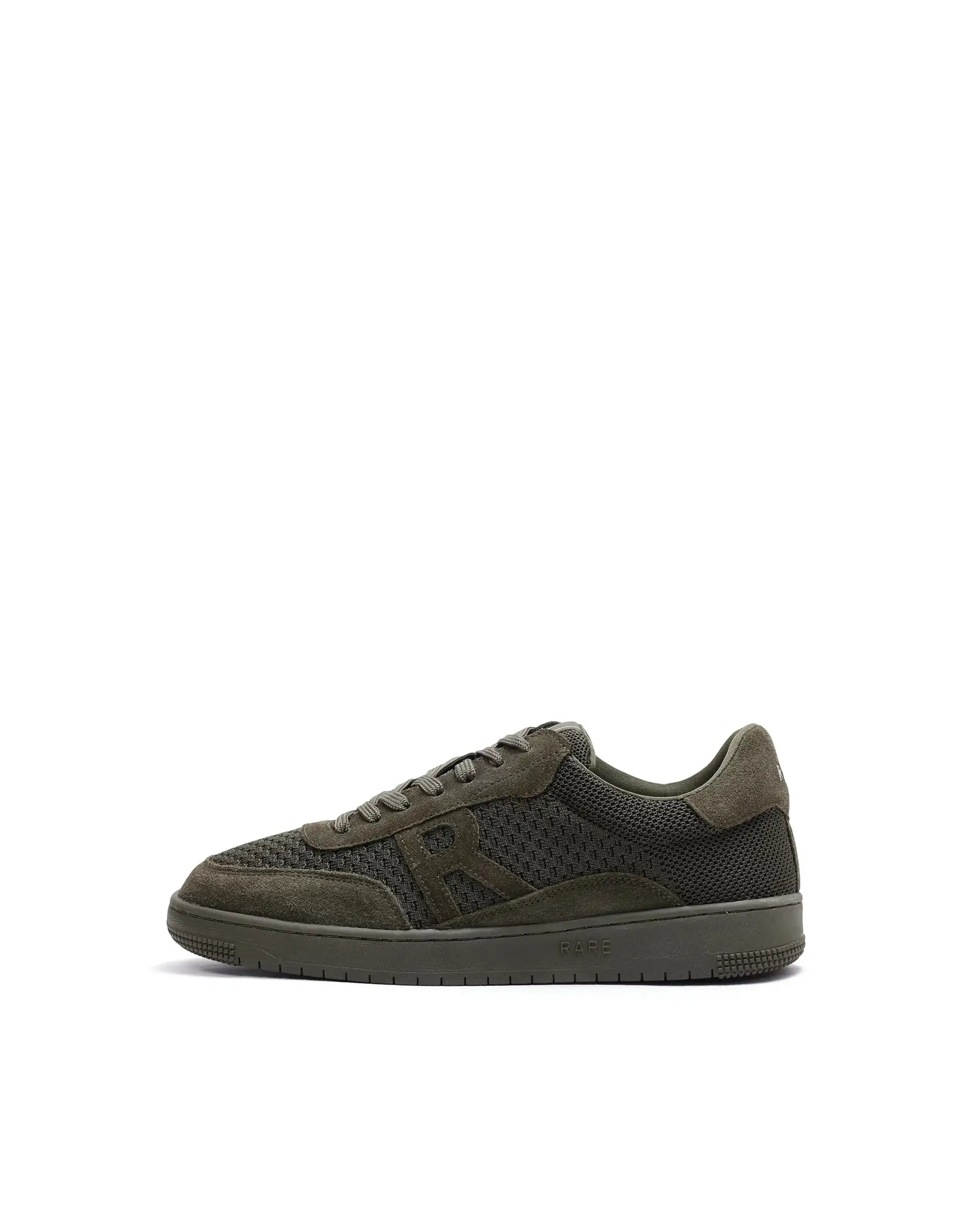 Rare Rabbit Men's Flint Olive Lace-Up Closure Sneaker