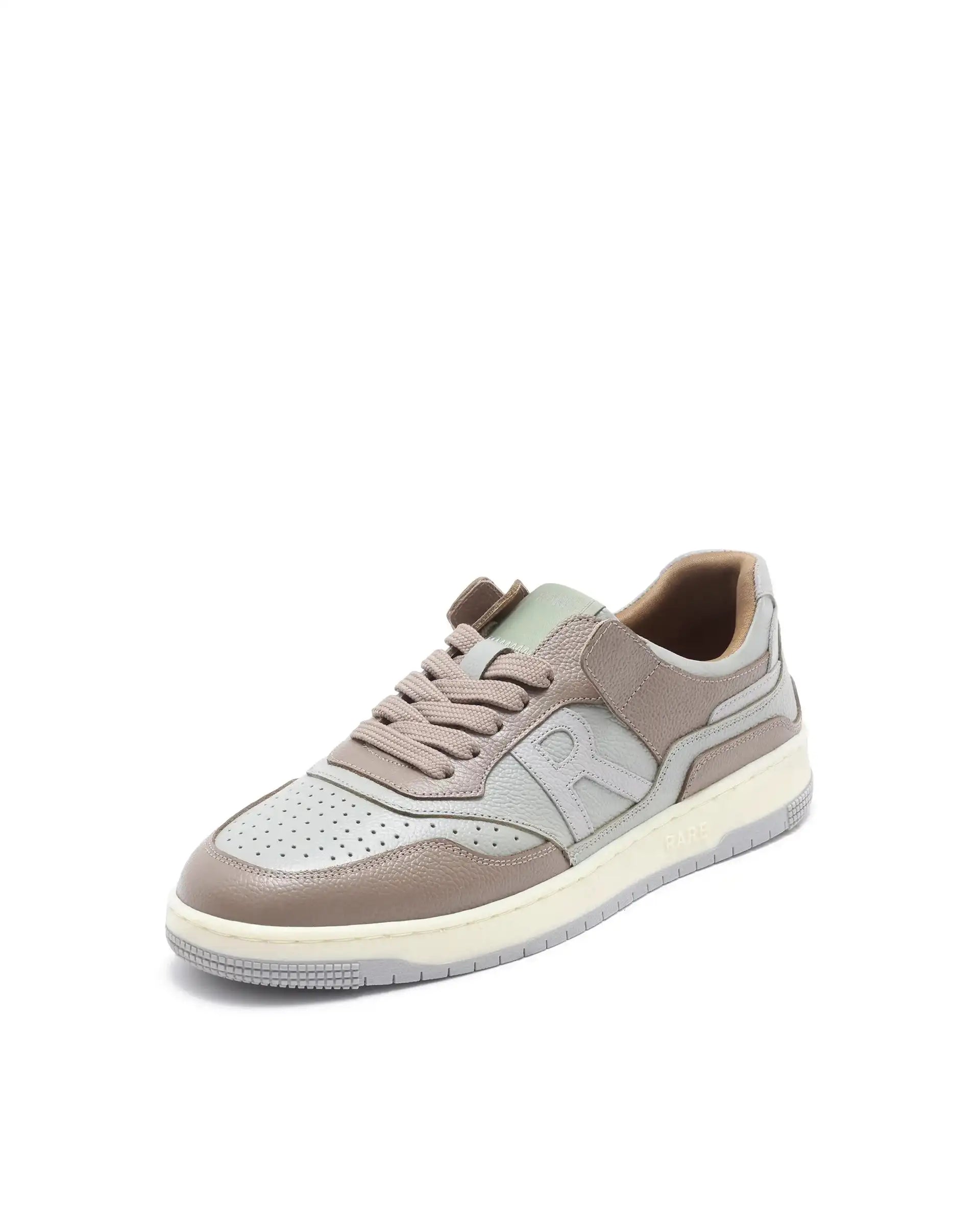 Rare Rabbit Men's Gabbs Green Plain Shoes