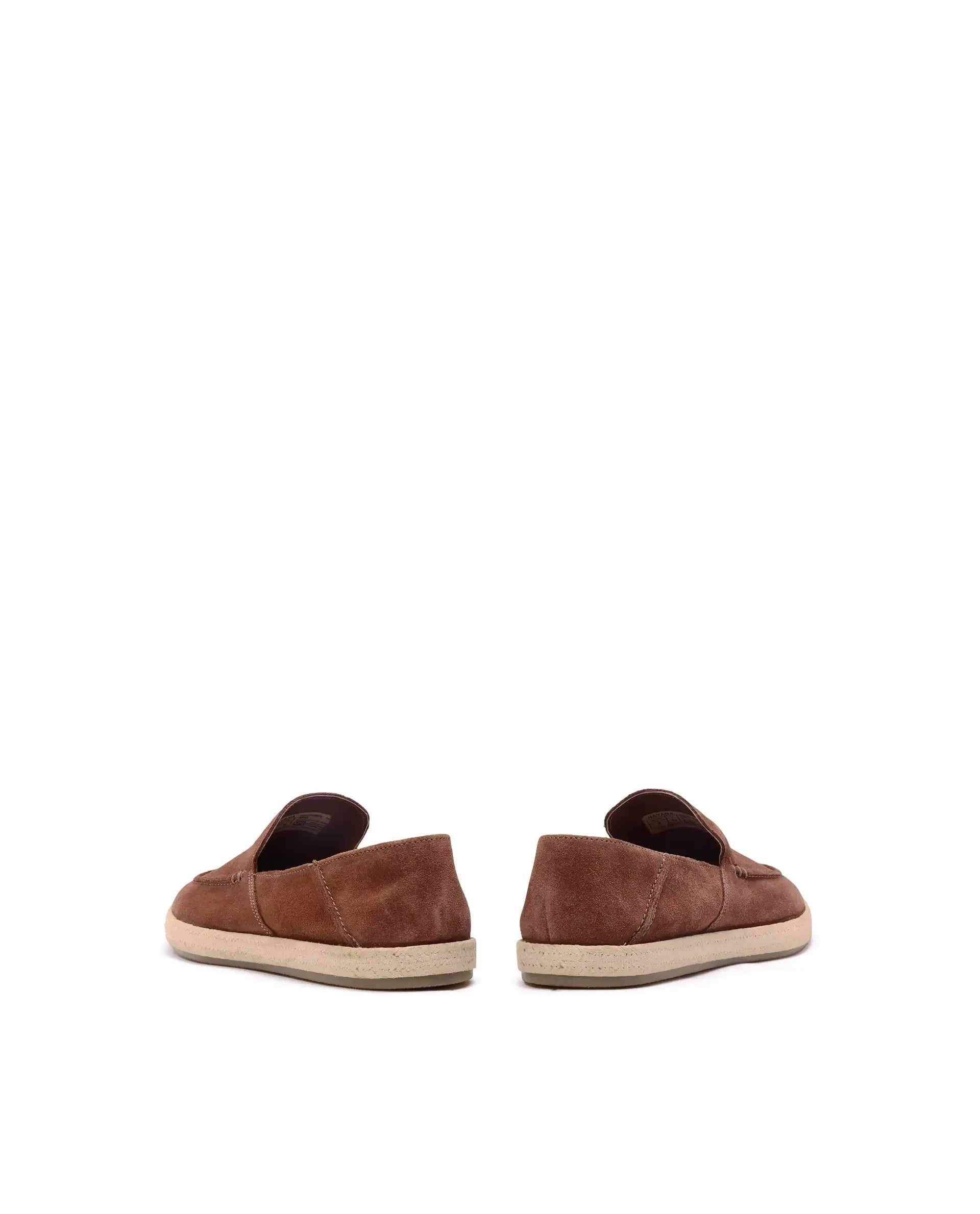 Rare Rabbit Men Havana Camel Suede Leather Slip-On Closure Shoes