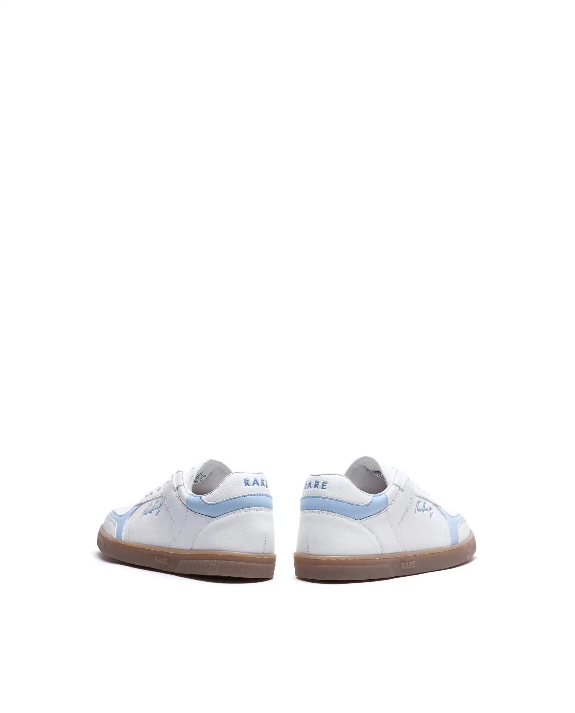 Rare Rabbit Men's Inforo Blue Micro Leather Sneaker