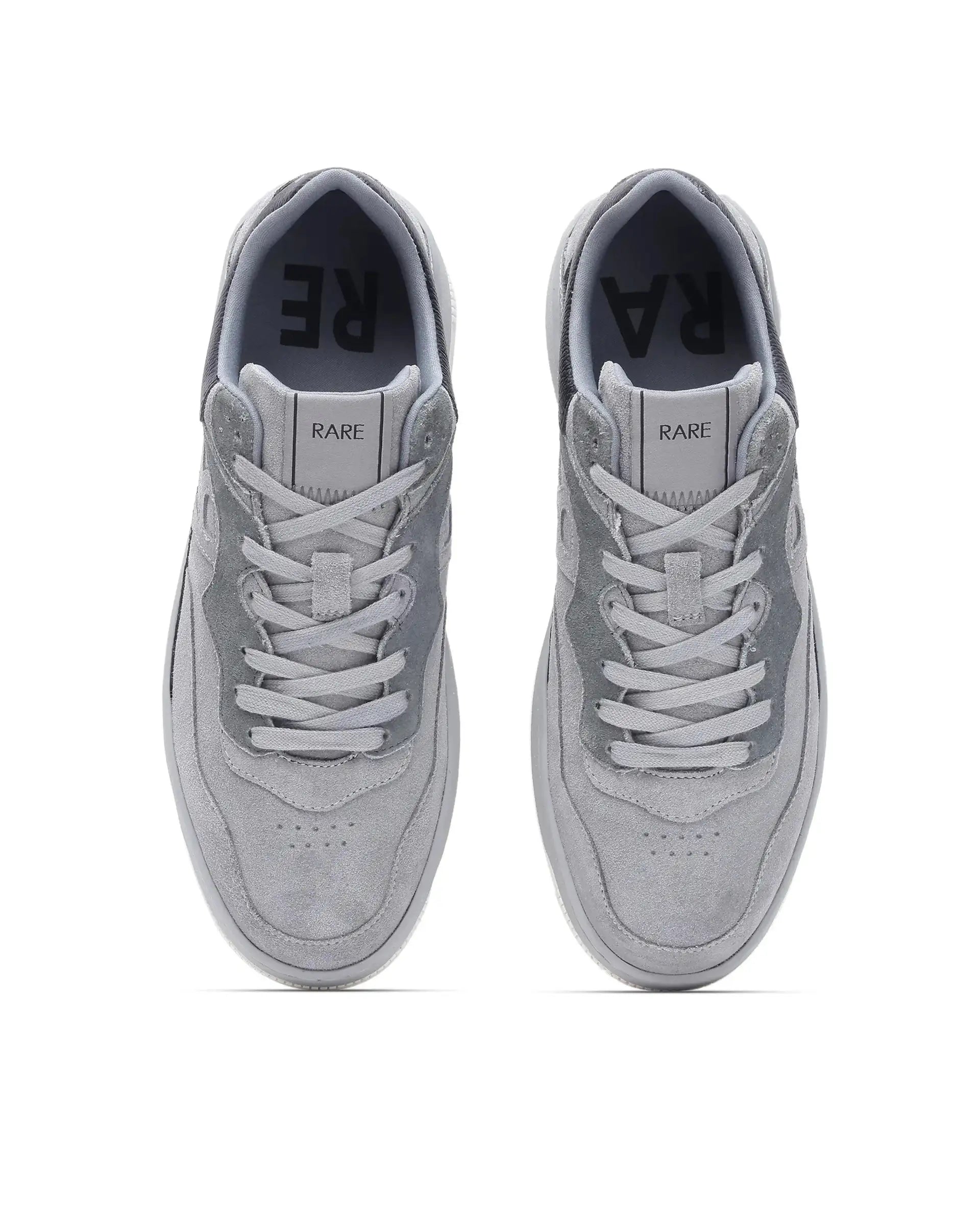 Rare Rabbit Men Jade Grey Lace-Up Closure Sneaker