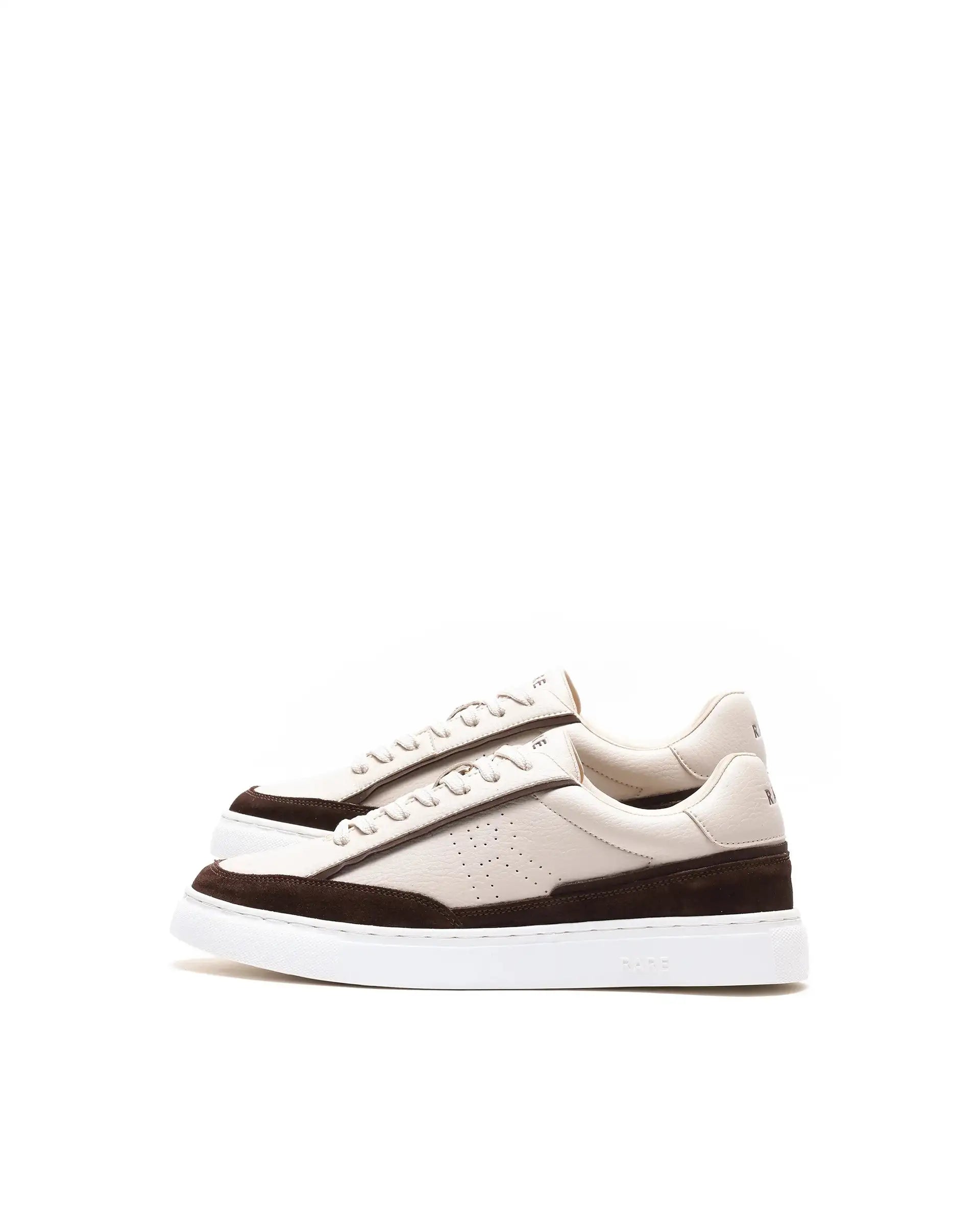 Rare Rabbit Men's Kennen Brown Micro Fiber Causal Sneaker