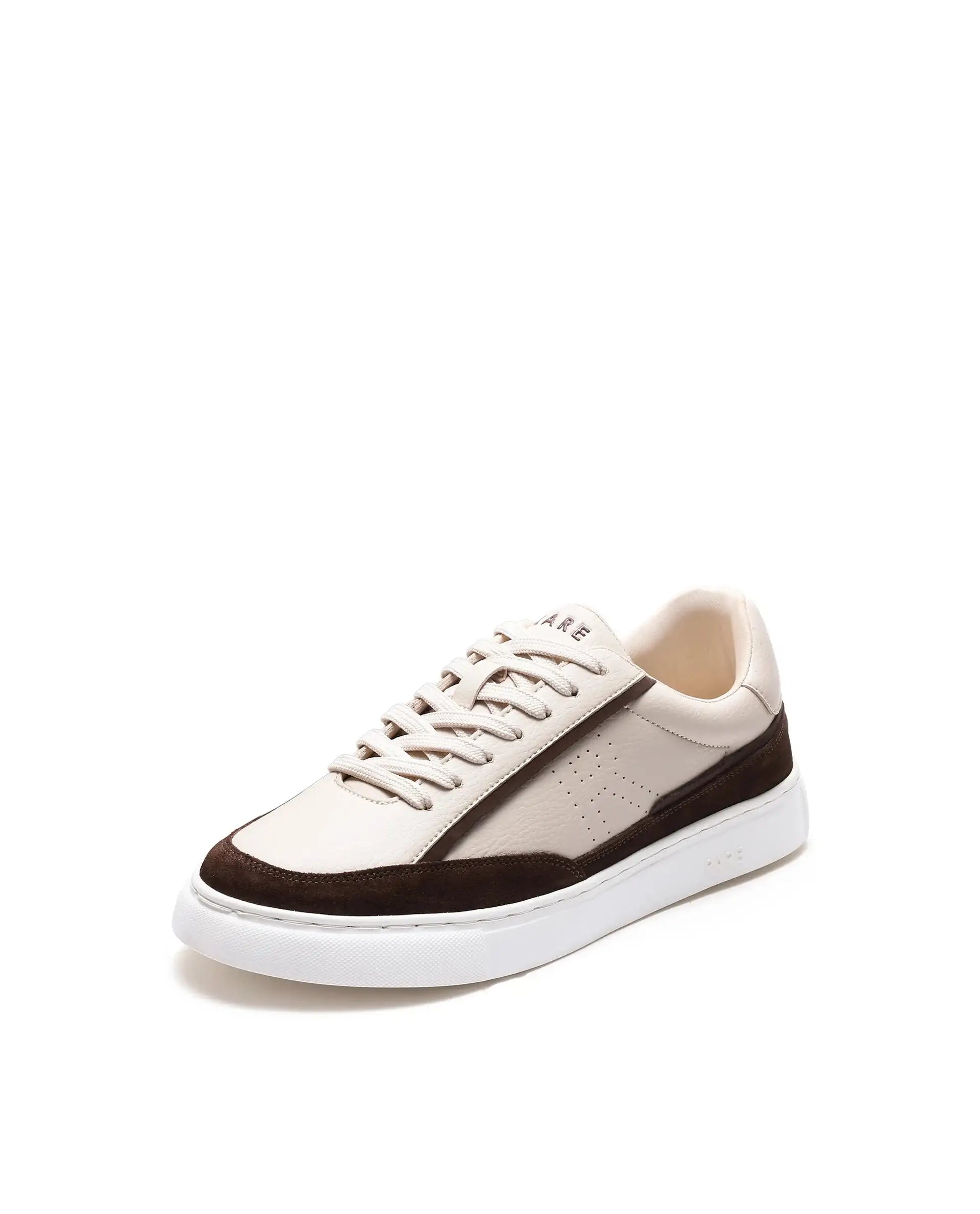 Rare Rabbit Men's Kennen Brown Micro Fiber Causal Sneaker