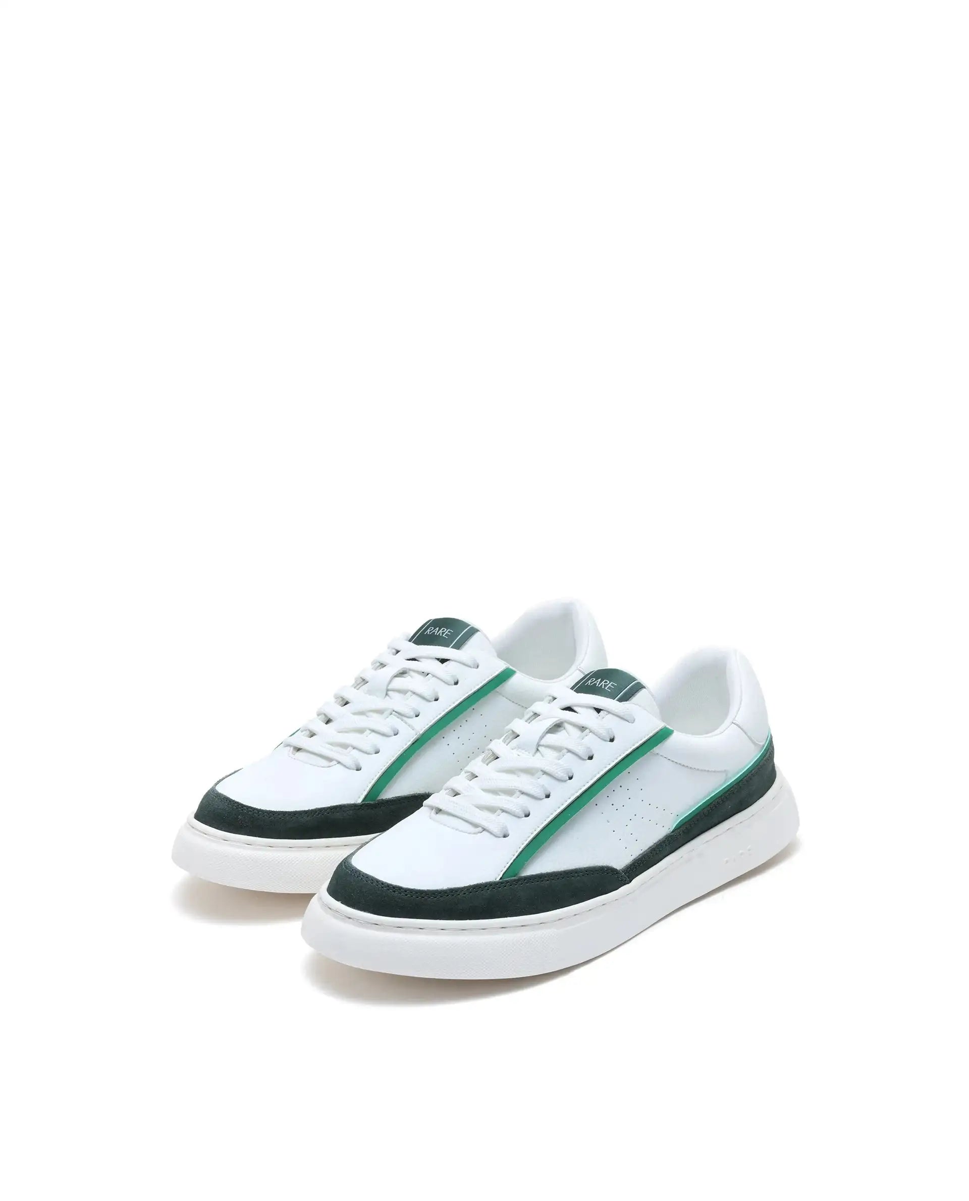 Rare Rabbit Men's Kennen Green Micro Fiber Causal Sneaker