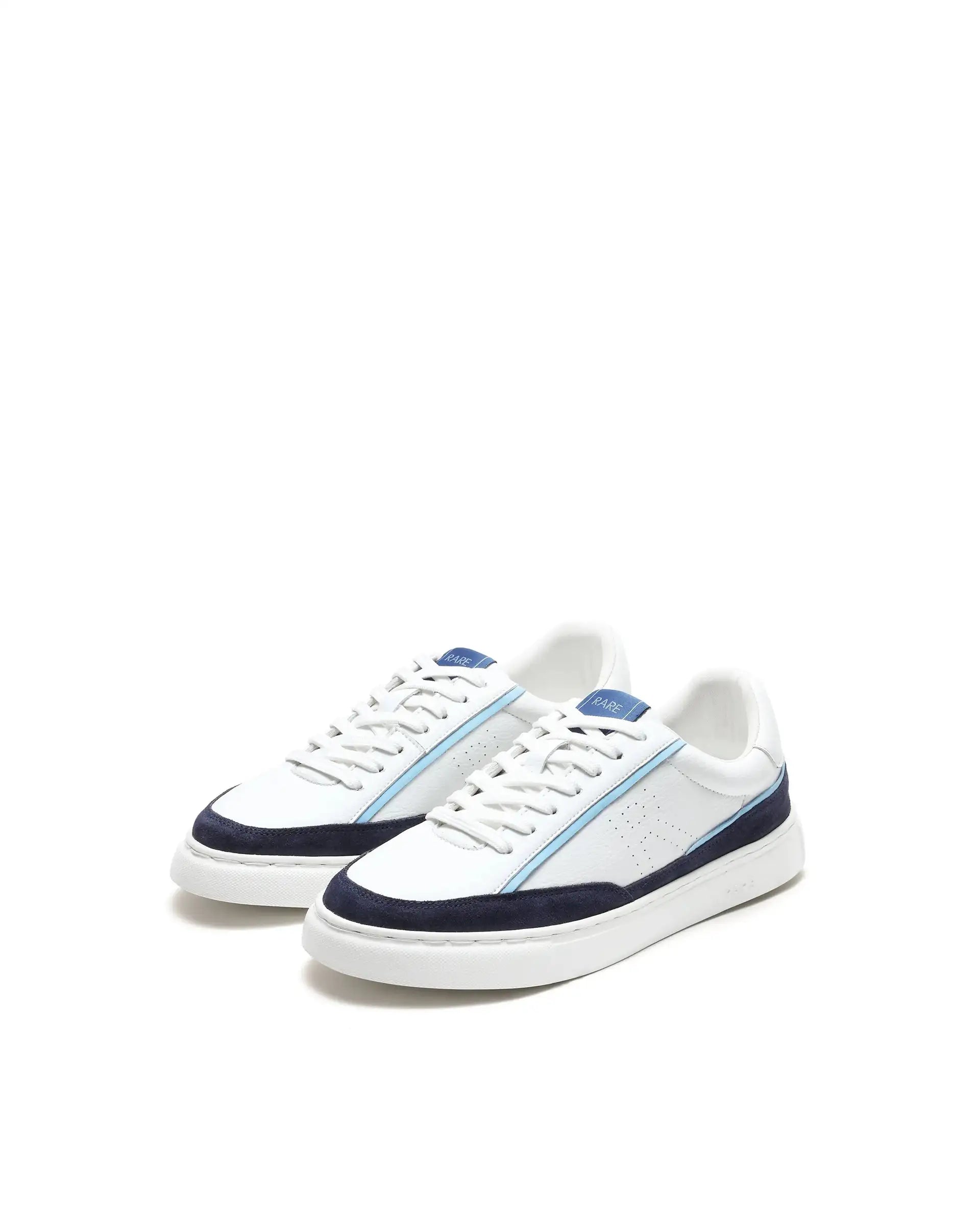 Rare Rabbit Men's Kennen Navy Micro Fiber Causal Sneaker